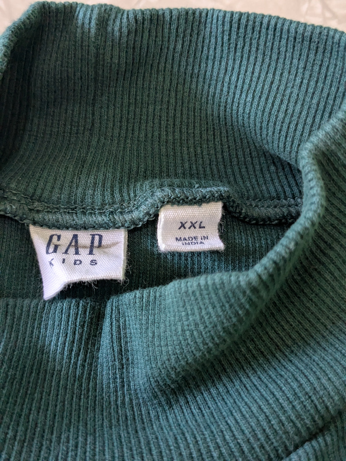 #61 Gap Kids XXL (14/16) Forest Green Dot Dress