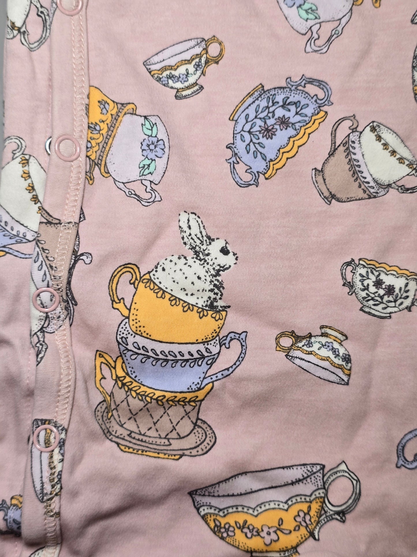 #131 Victoria Beckham for Target Teacup girls romper size 9M