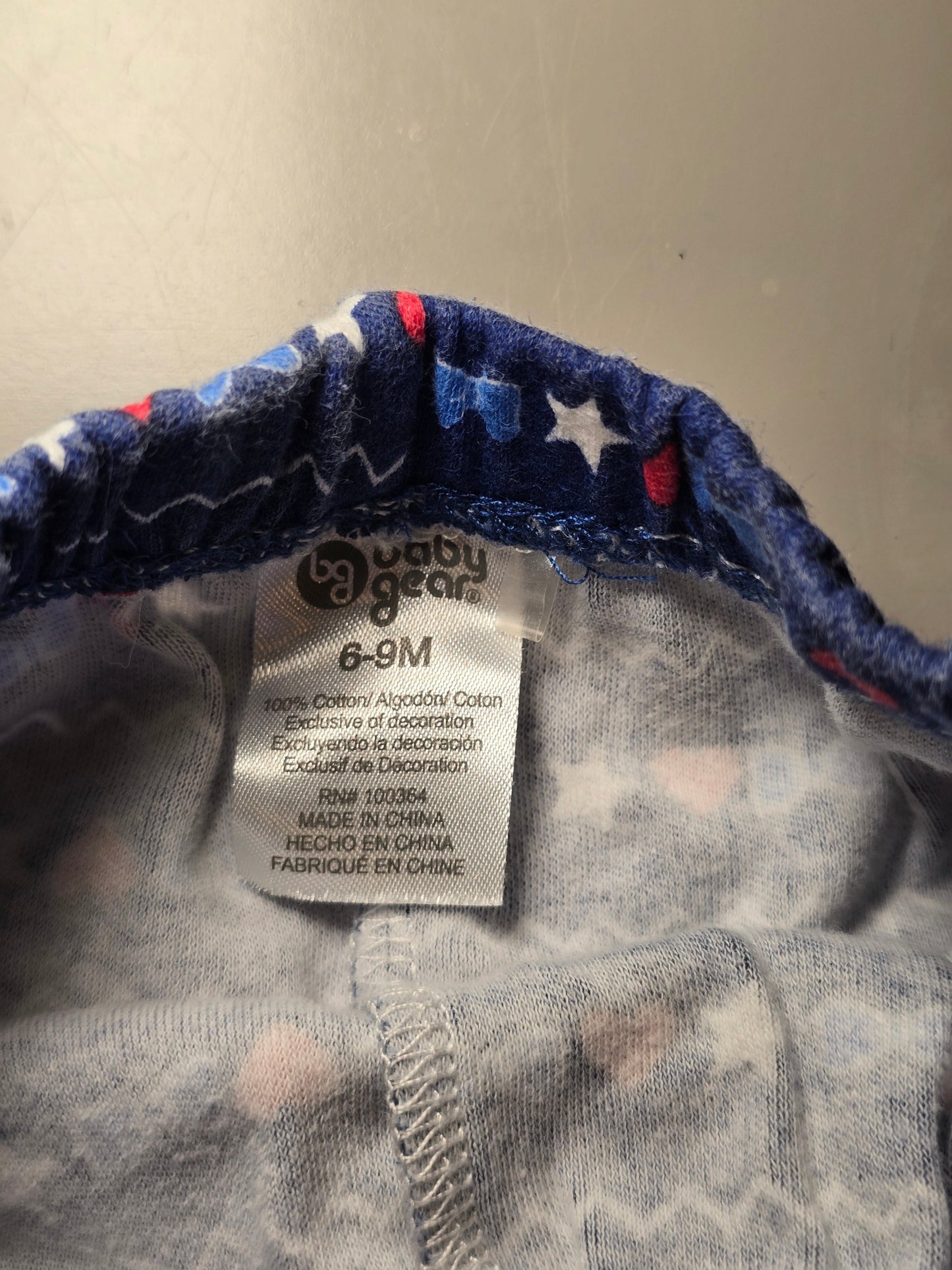 #131 Fourth of July shorts girls sz 6-9M