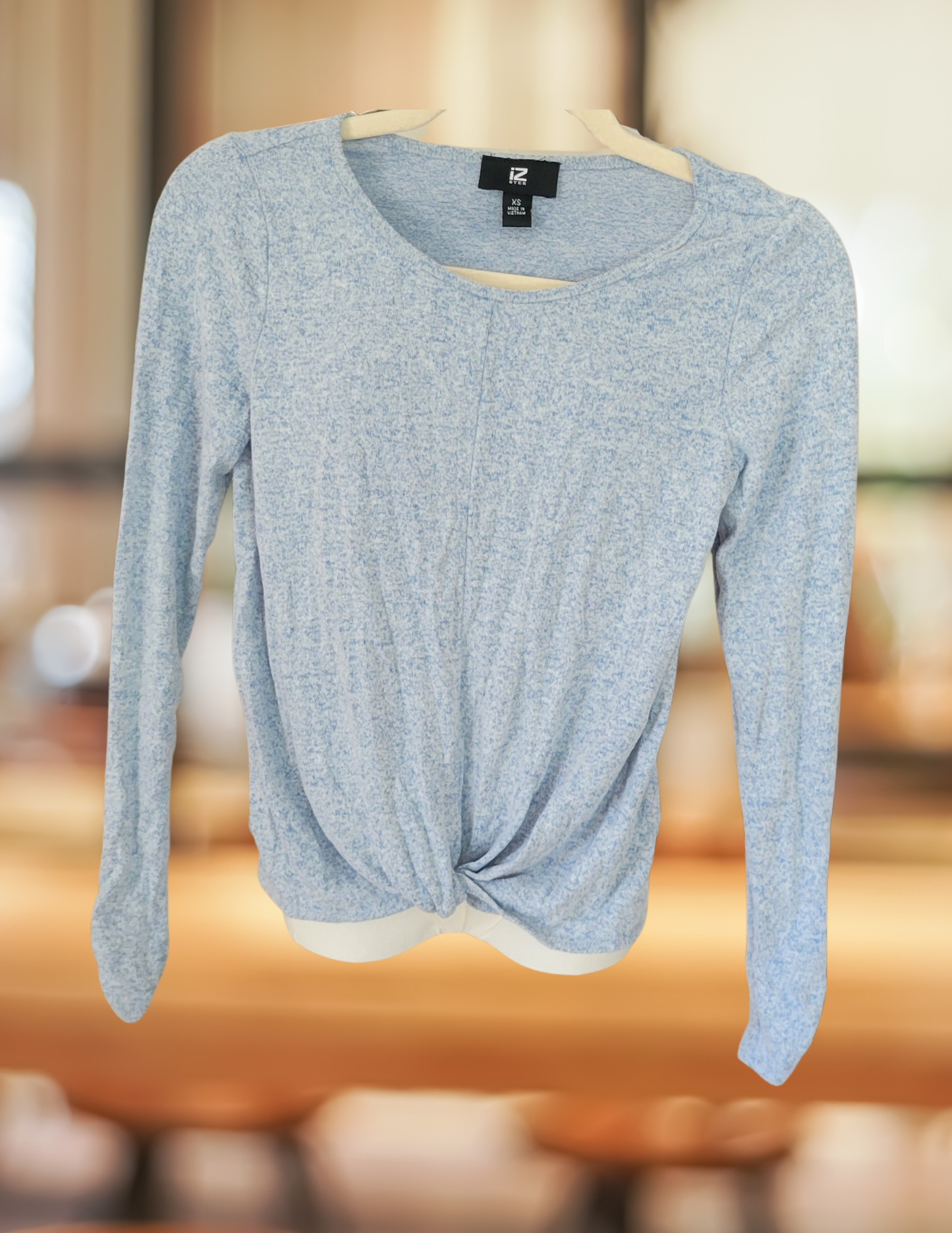 #59 IZByer Sweater Heather Blue Womens Size XS