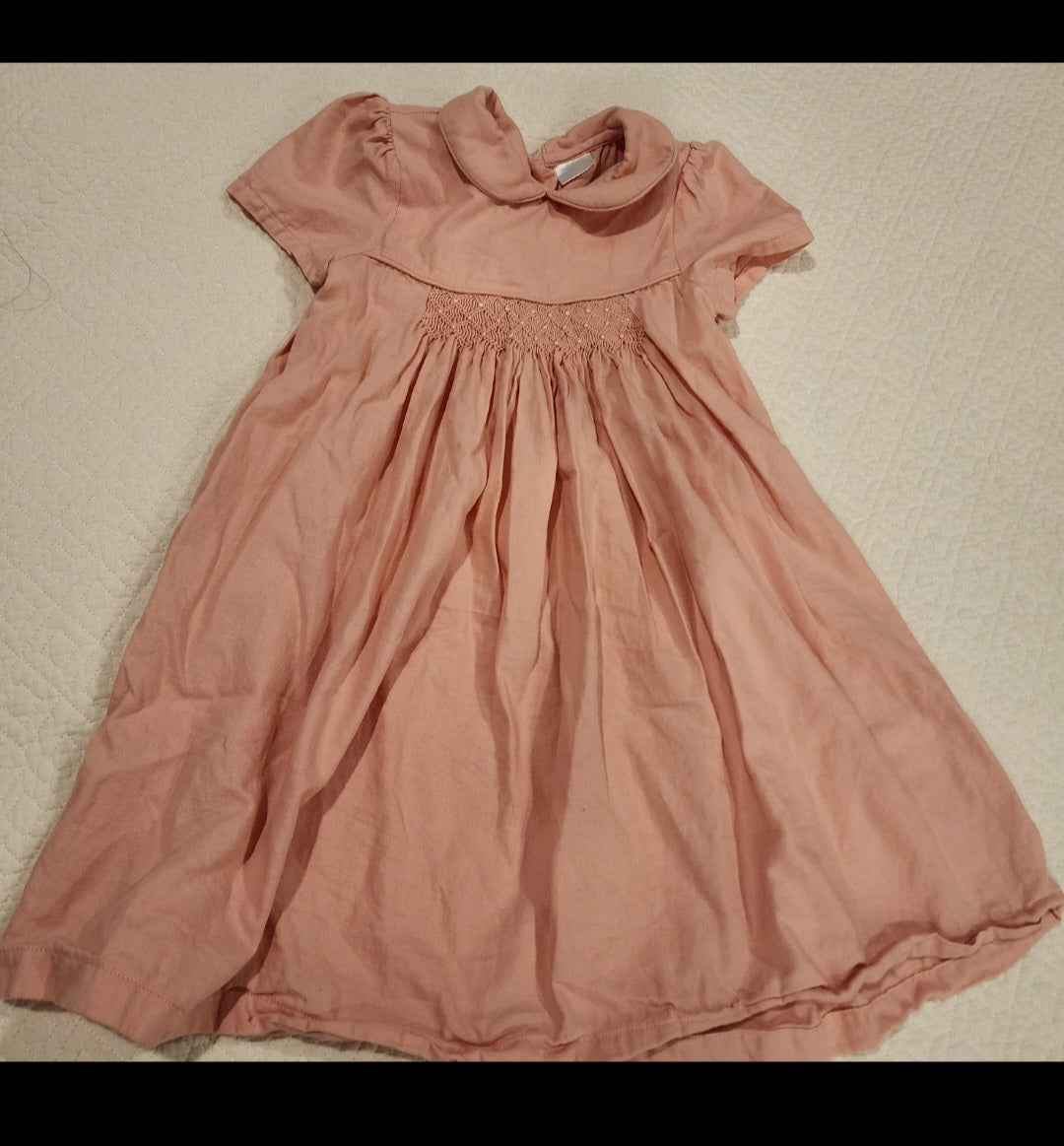 #135 Girls 3T Edgehill Collection smocked dress EUC