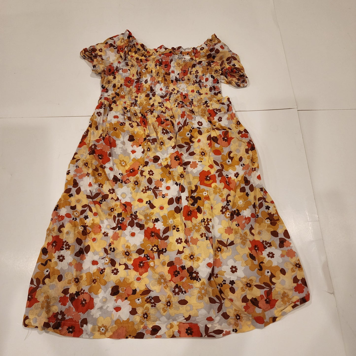 #135 girls size 4T Carters fall floral dress