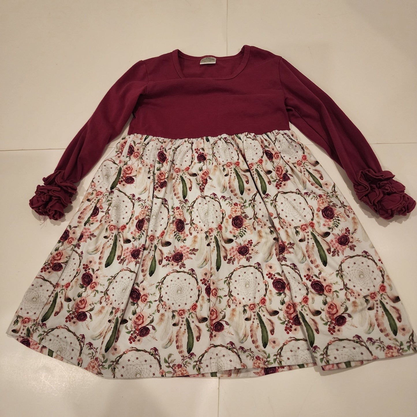 #135 girls size XXL (5/6) boutique twirl dress