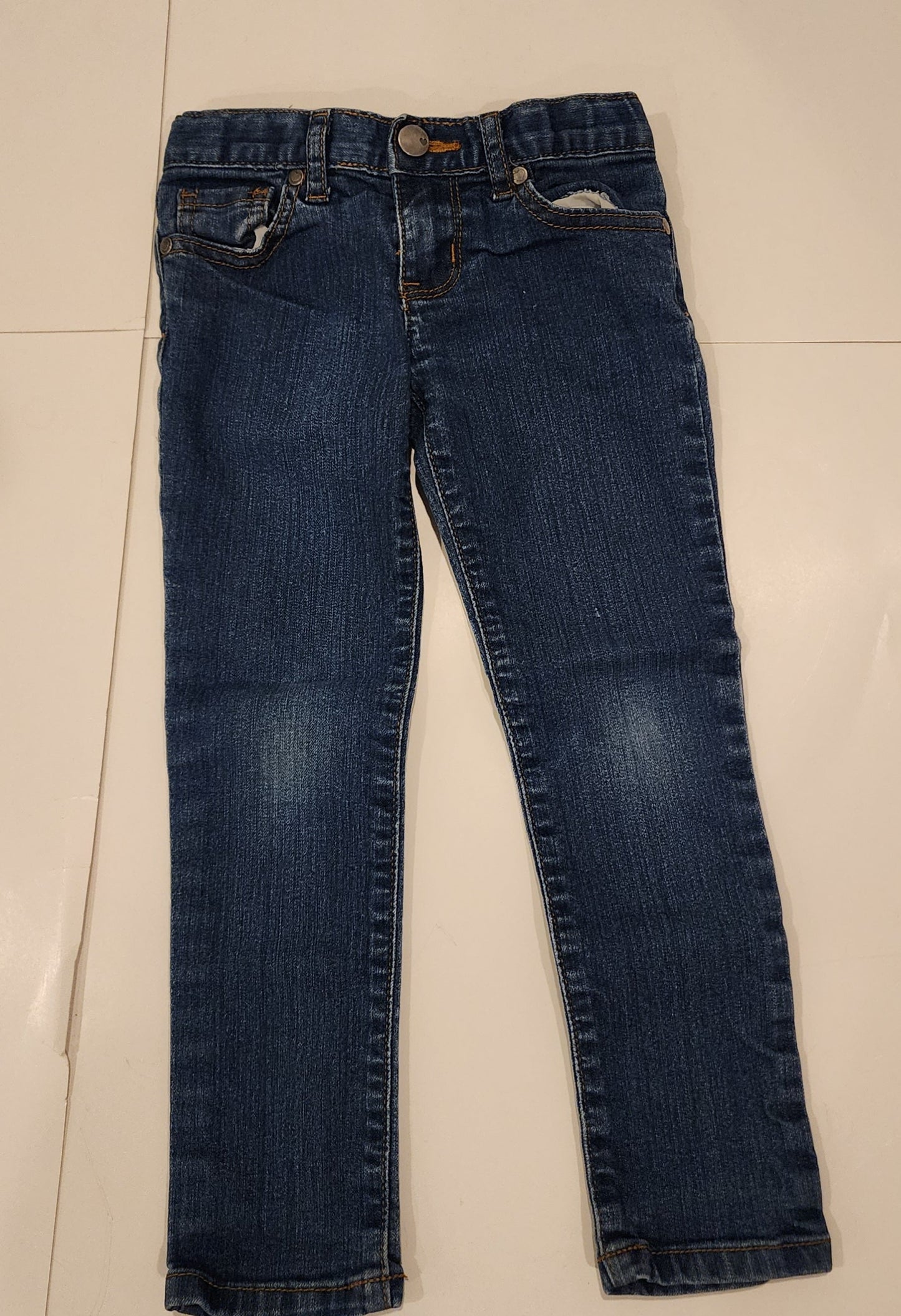 #135 girls size 5 Children's Place super skinny jeans with adjustable waist