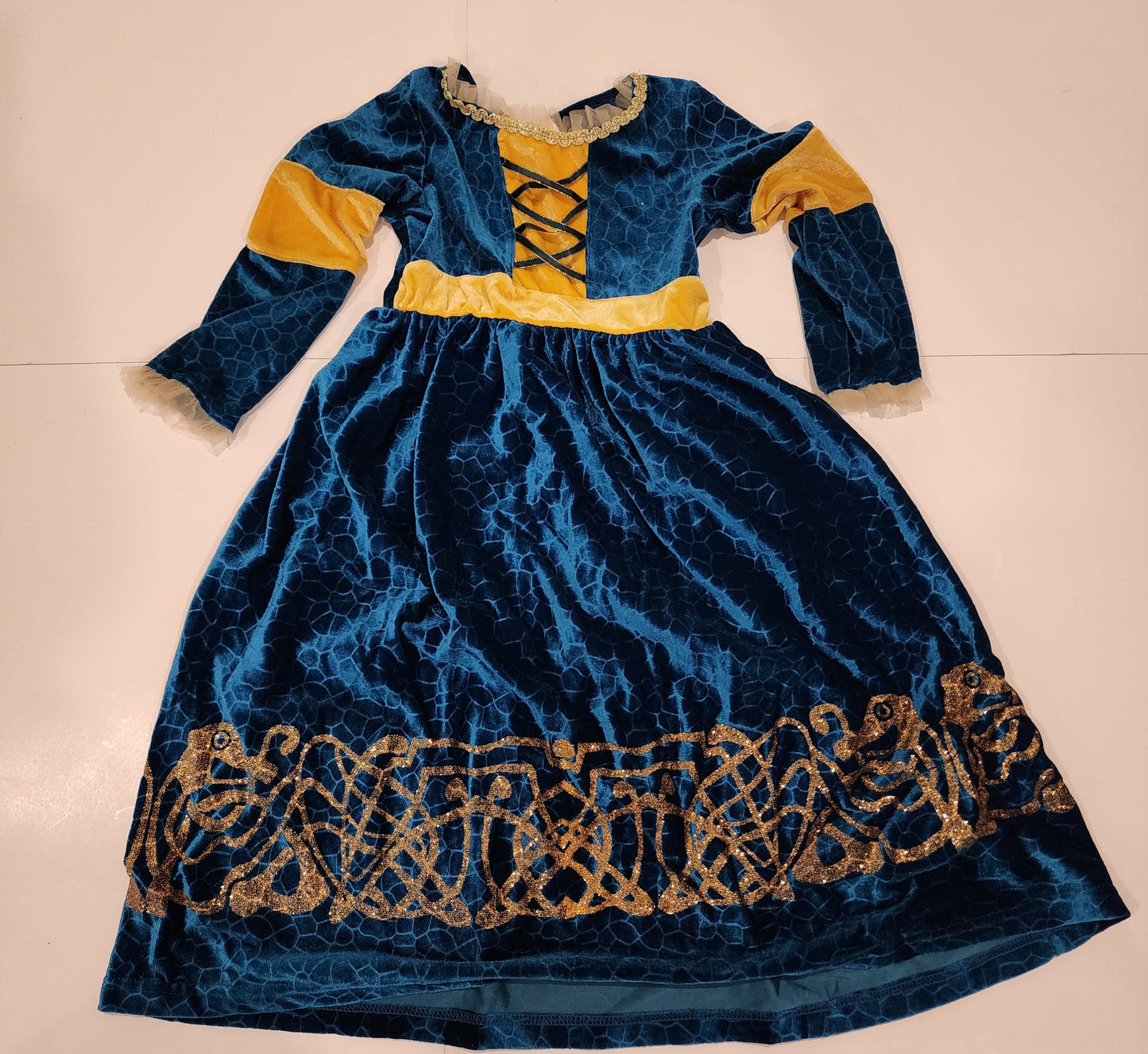 #135 girls size 3T Merida dress