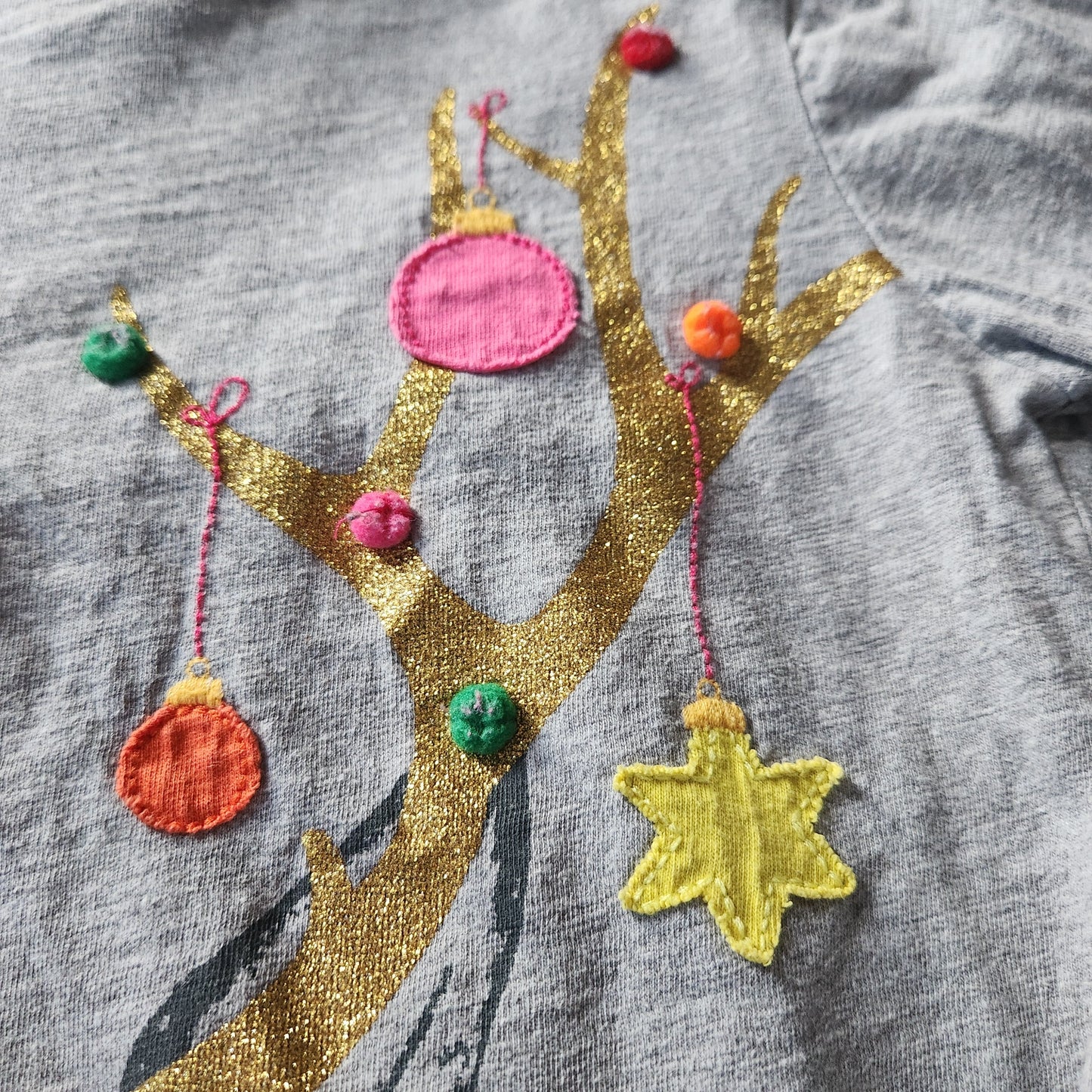 REDUCED #142 Mini Boden 4/5 Reindeer Christmas Long Sleeve Shirt