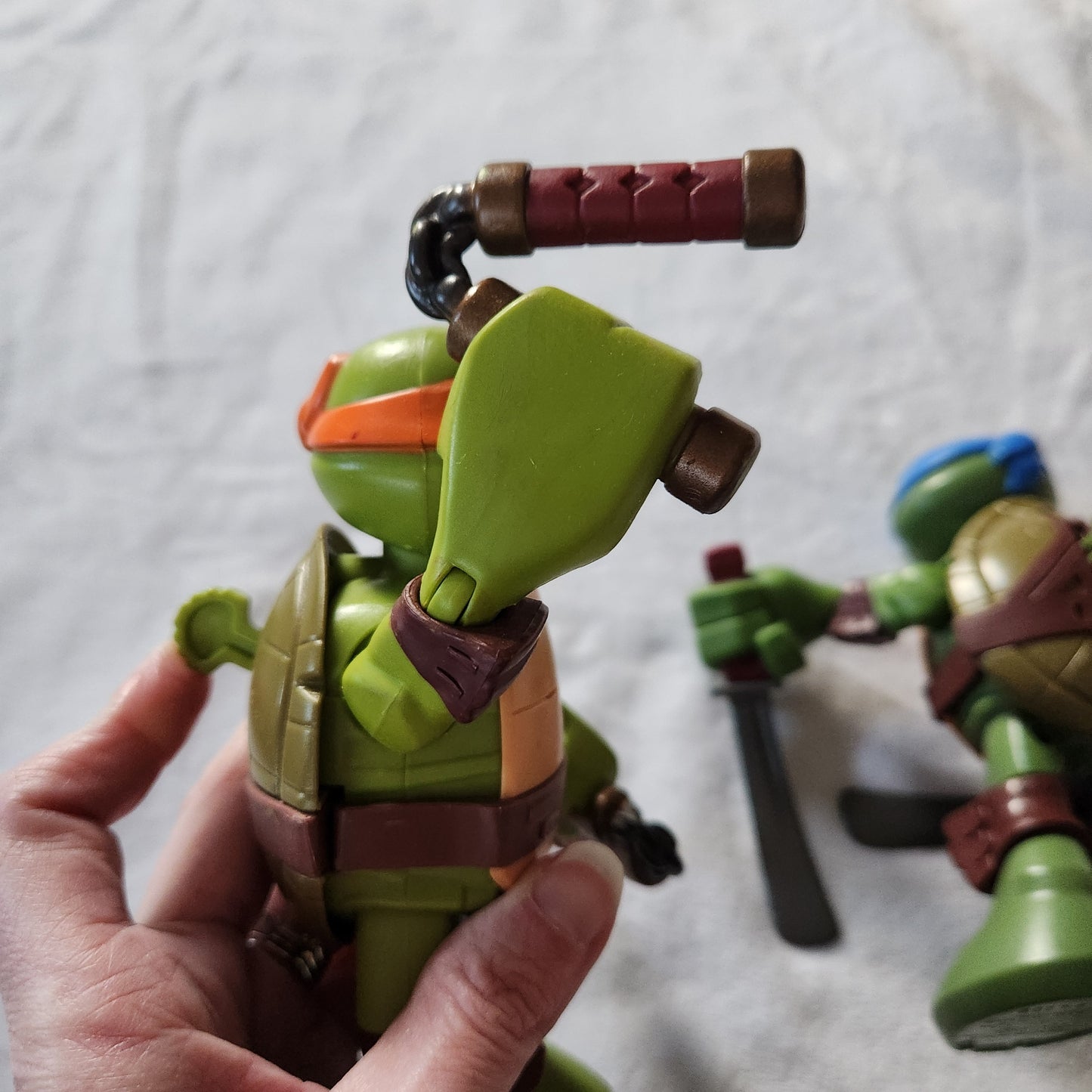 #142 Teenage Mutant Ninja Turtles TMNT Figures Set Of 2