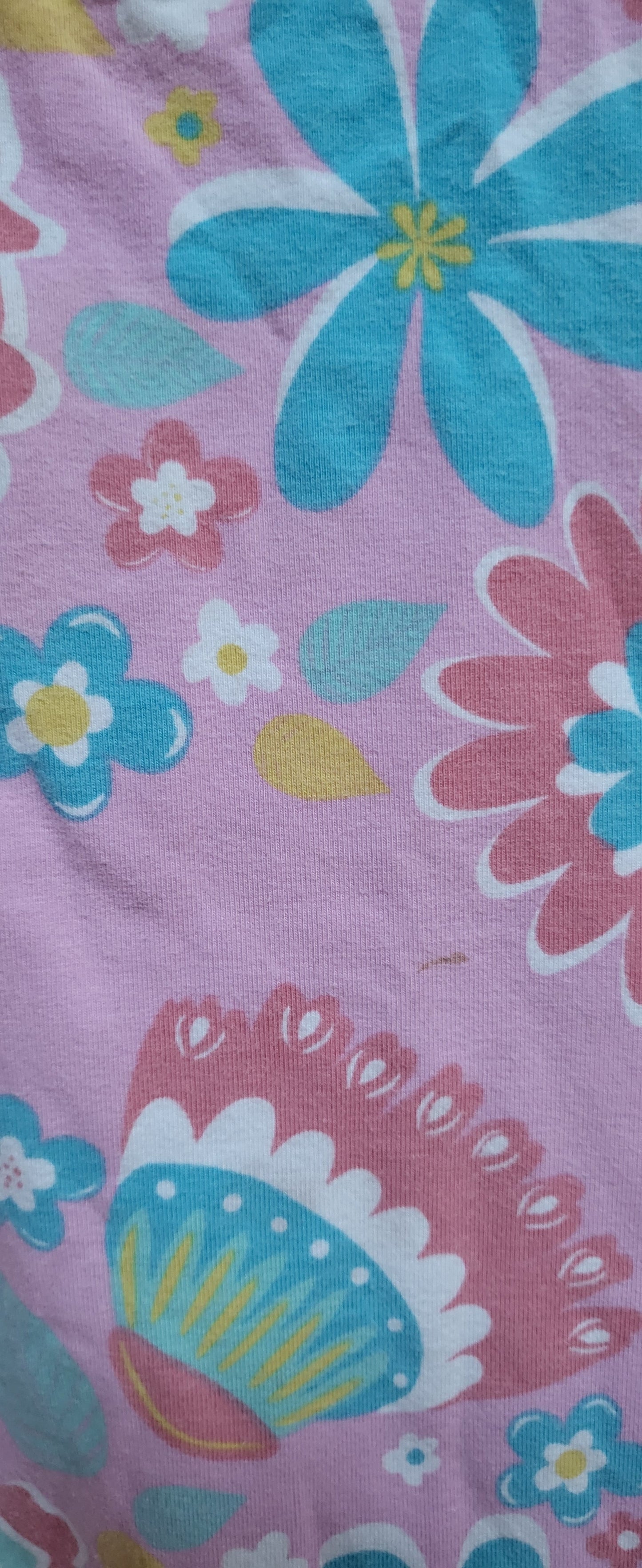 REDUCED: #9--- Girls 12 months. Moromini (Swedish brand) Floral Dungarees