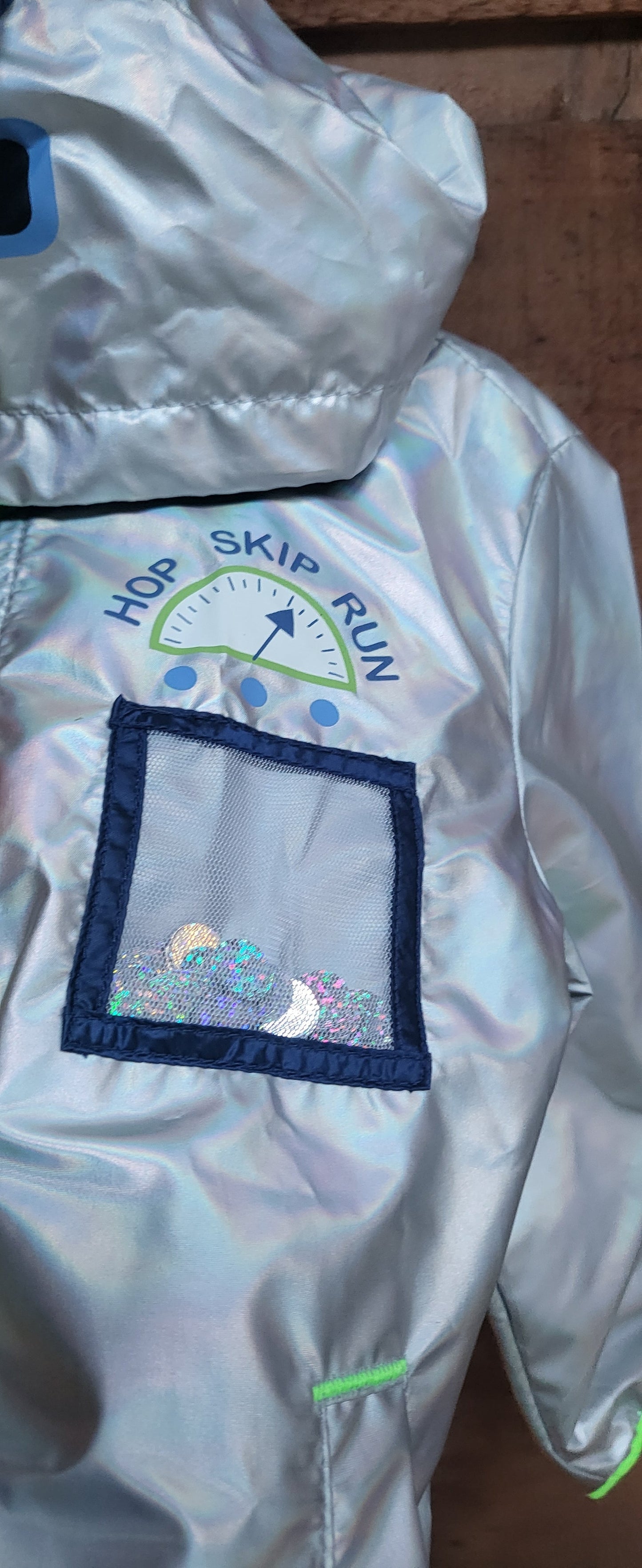 REDUCED: #9--- Boys 2T. NWT Metallic Alien π½ raincoat