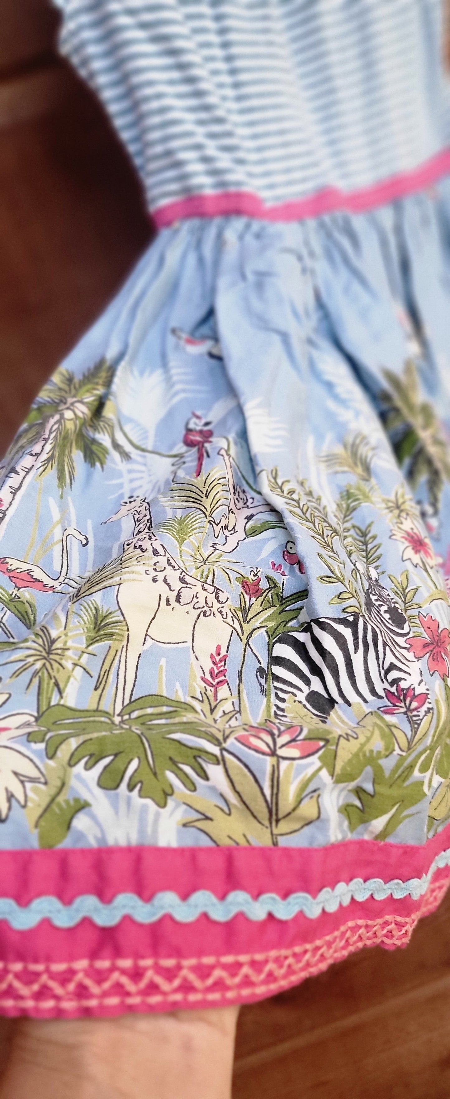 REDUCED: #9--- Girls 3T. Monsoon UK brand. Safari dress