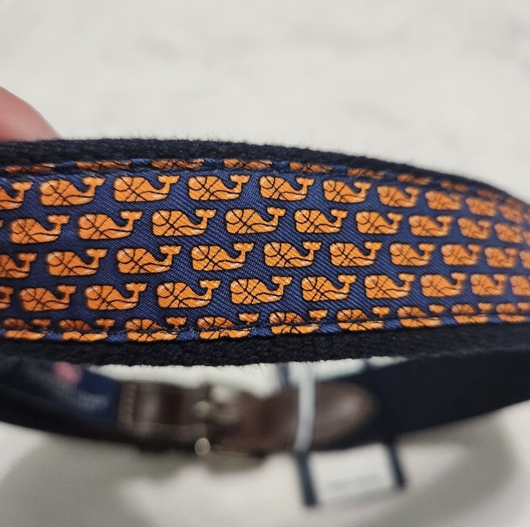 #142 NWT Vineyard Vines Boys Basketball Whale Belt