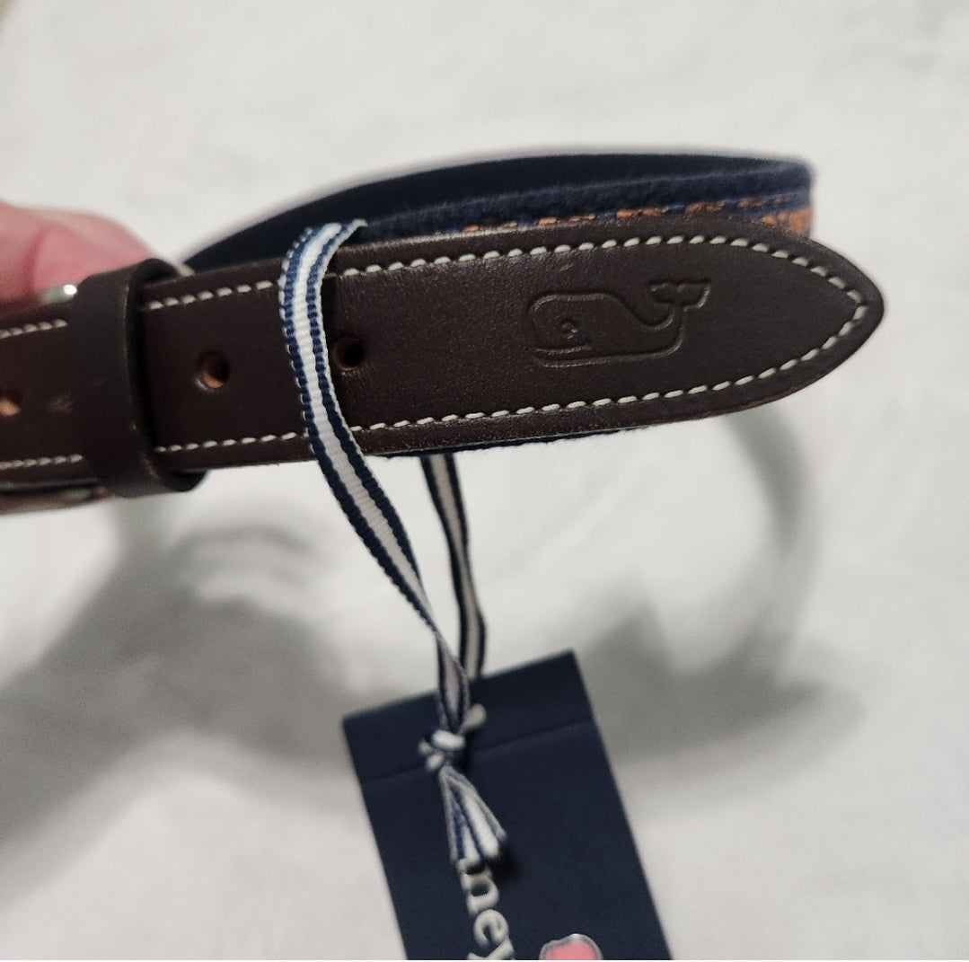 #142 NWT Vineyard Vines Boys Basketball Whale Belt