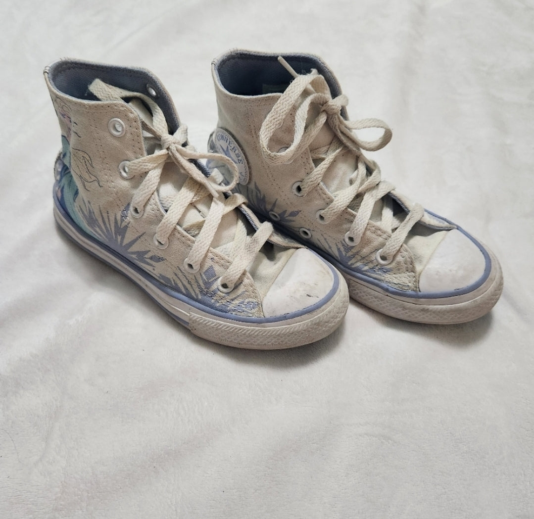 #142 Disney Frozen x Converse All Stars Size 13 High Top Sneakers