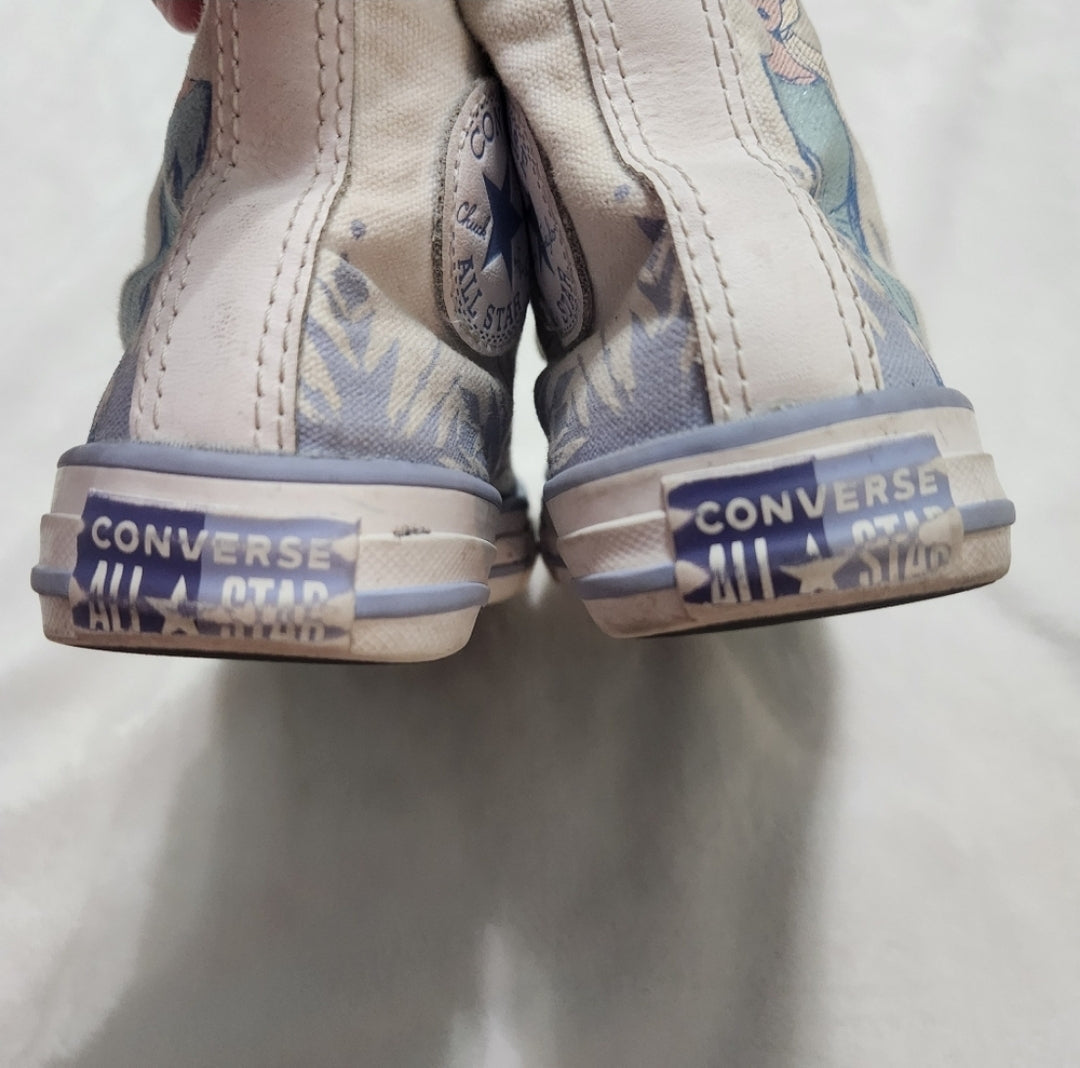 #142 Disney Frozen x Converse All Stars Size 13 High Top Sneakers