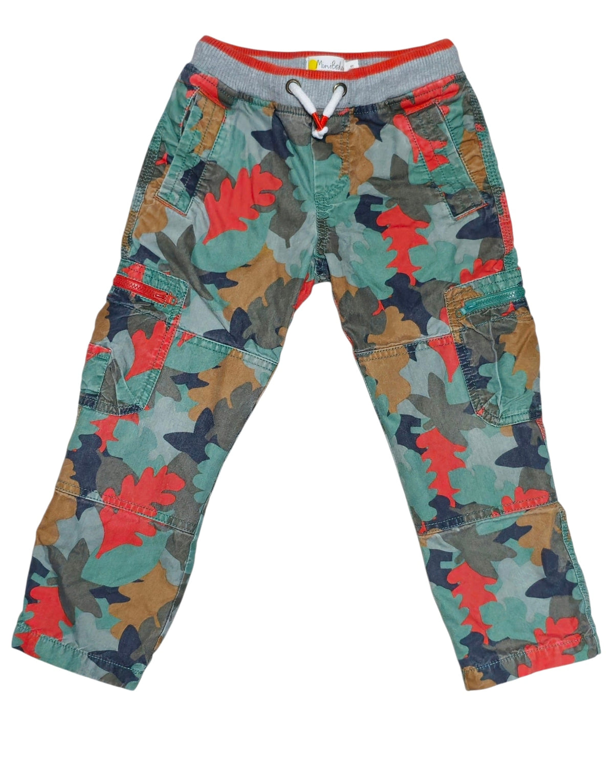 #89 Boys 4Y Mini Boden | Cozy Lined pants - autumn camo NWOT