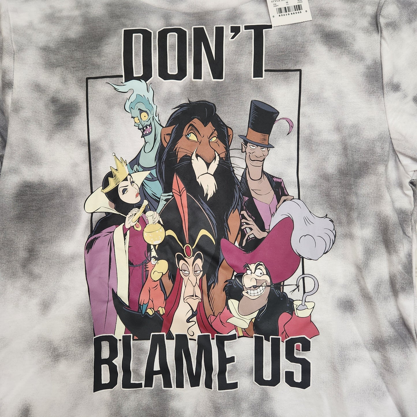 #142 NWT Disney Villains Boys 8/10 Short Sleeve Graphic T-Shirt