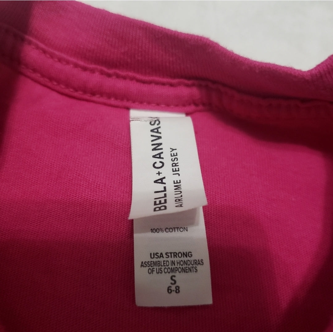 #142 Disney Mickey Mouse Sz 6-8 Custom Made Disney Trip Kids Tee