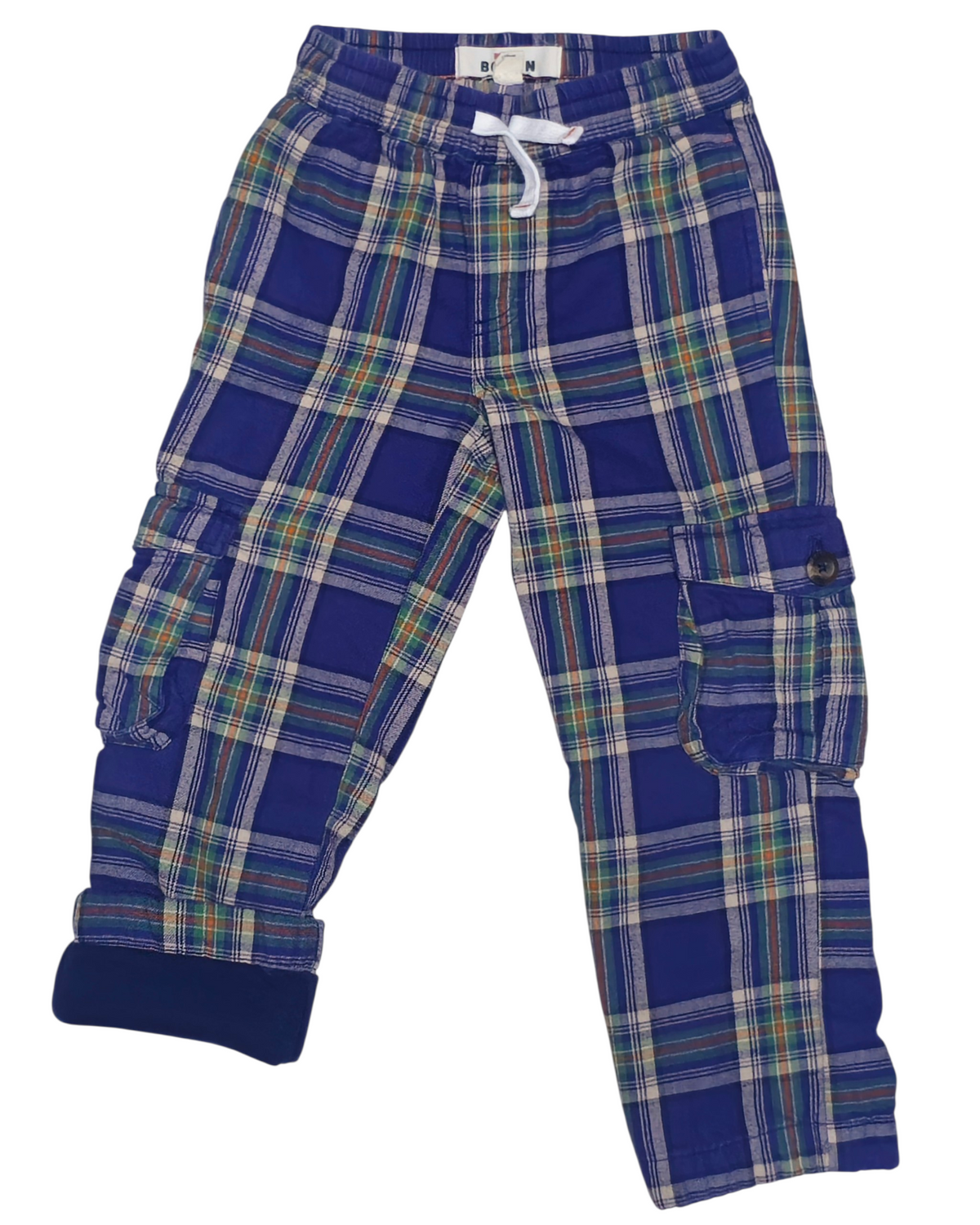 #89 Boys 4-5Y Boden | Plaid cotton trousers - NWOT