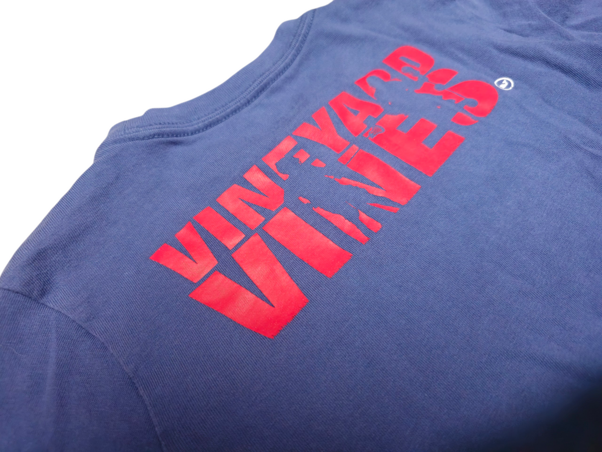 #89 Boys 7 Vineyard Vines | Lacrosse Silhouette long sleeve shirt - dusty blue EUC