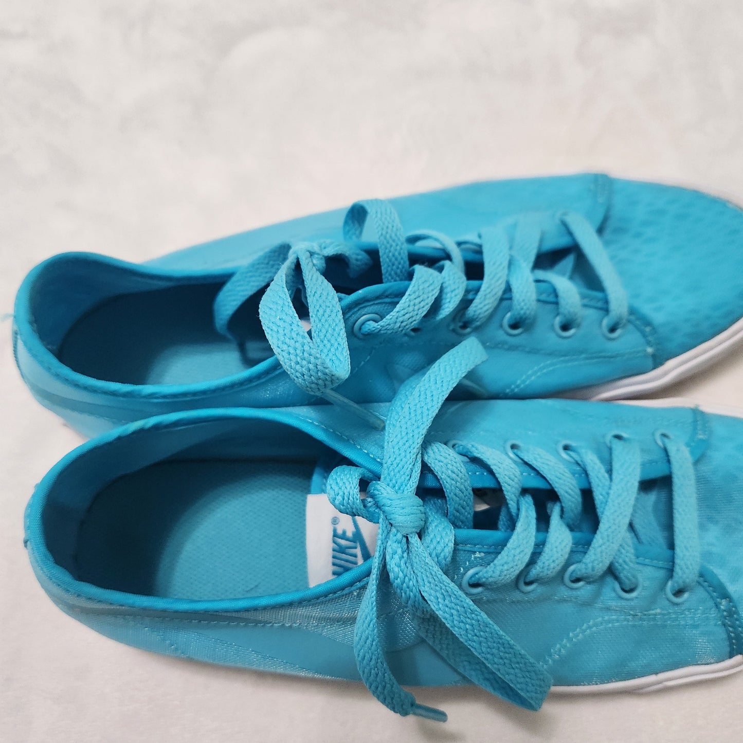 REDUCED #142 NIKE Primo Court BR Womens Sz 10 Gamma Blue/White Casual Sneakers
