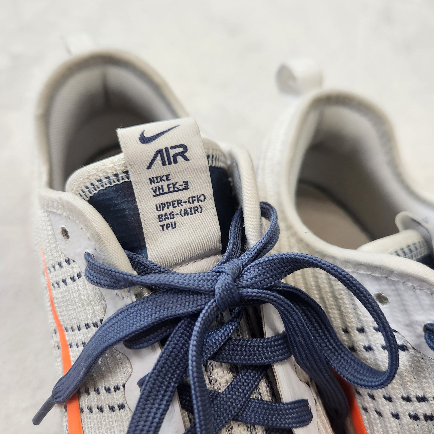 #142 Nike Air VaporMax Kids Sz 6.5 Flyknit 3 GS 'Diffused Blue Hyper Crimson'