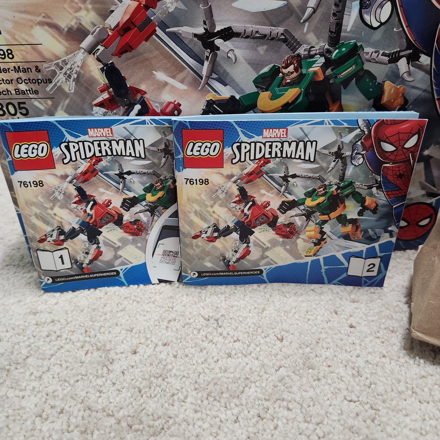 #142 Lego Marvel Spider-Man & Doctor Octopus Mech Battle Set