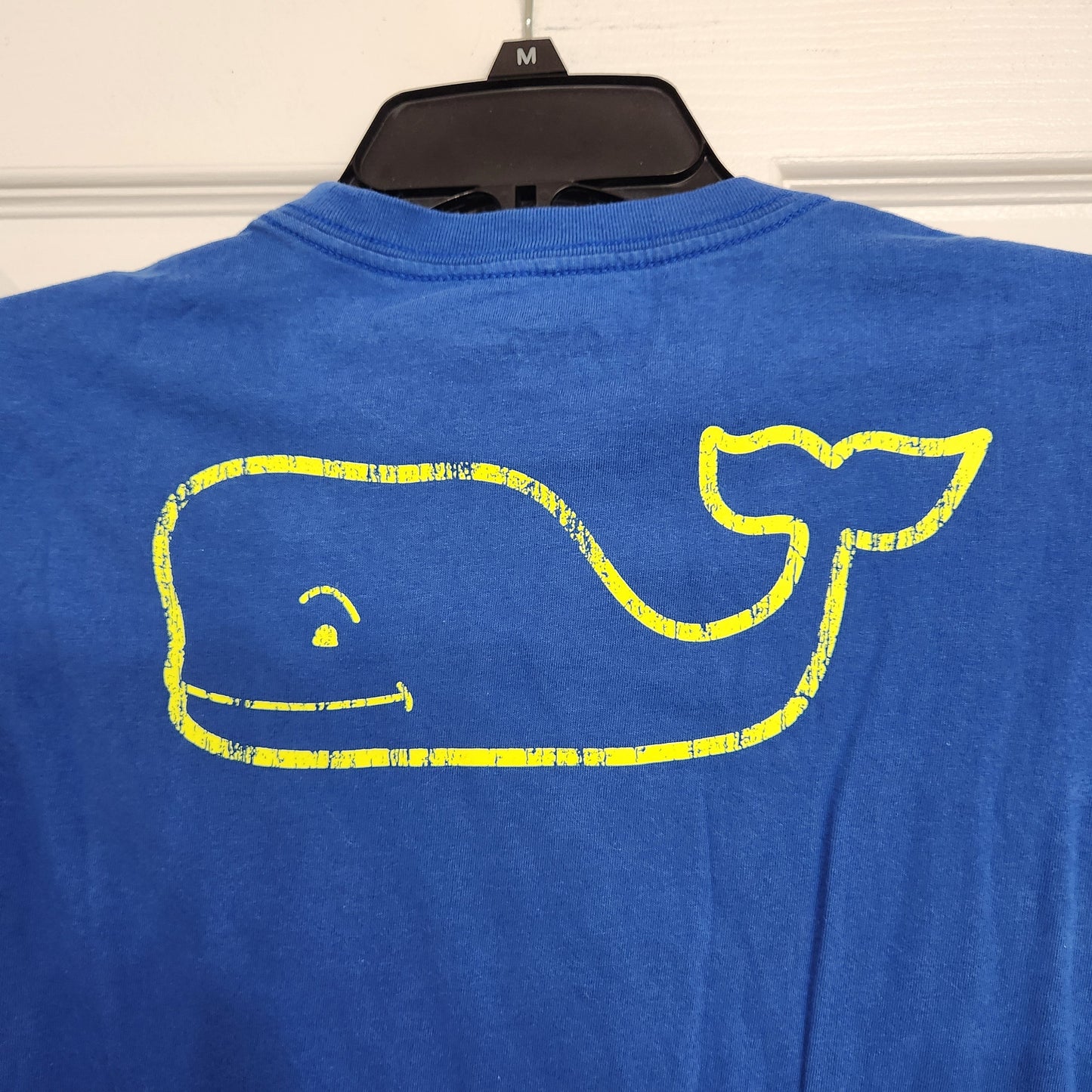 REDUCED #142 Vineyard Vines Sz 18 Long Sleeve Blue Logo Tee