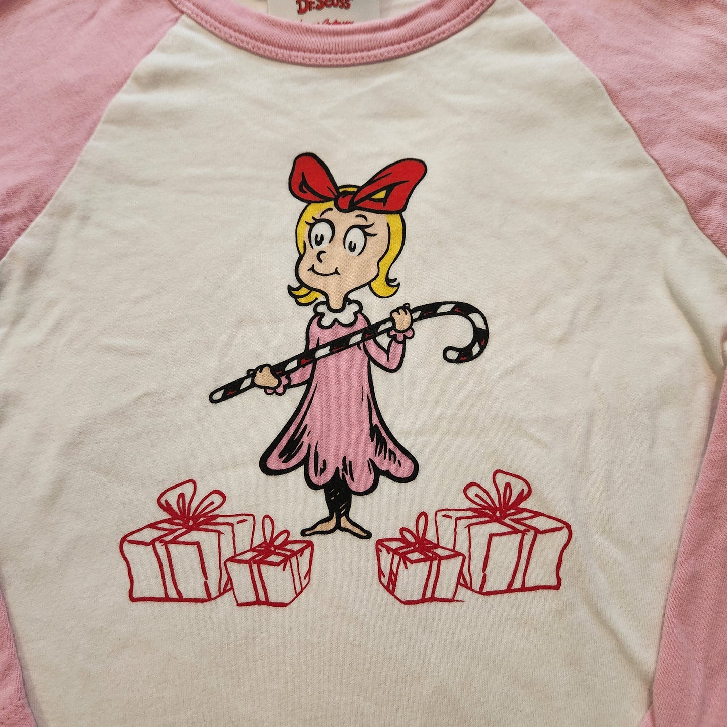 #142 Hanna Andersson Sz 4 Cindy Lou Who Grinch Tee