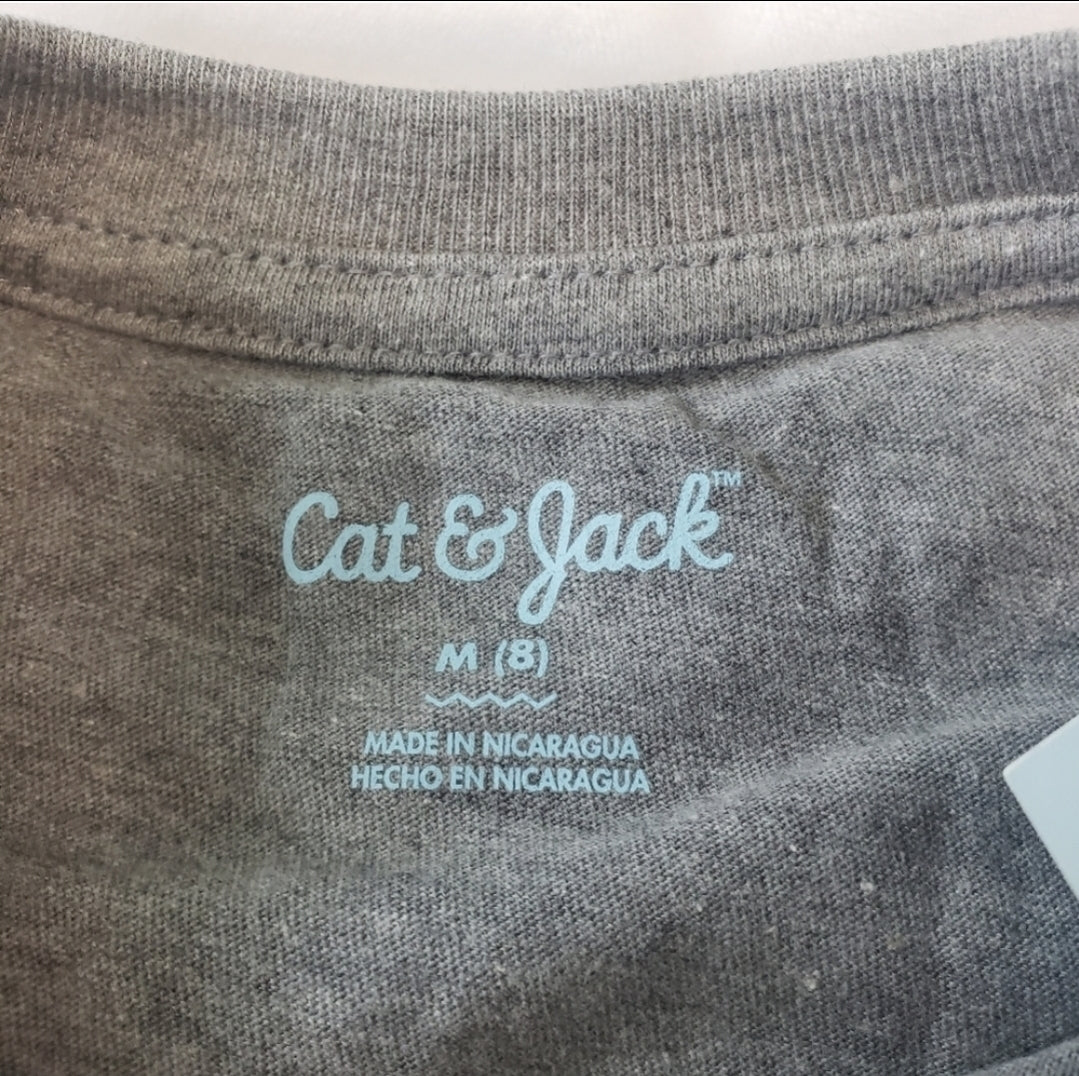 #142 NWT Cat & Jack SZ 8 Long Sleeve Tees Bundle Of 2