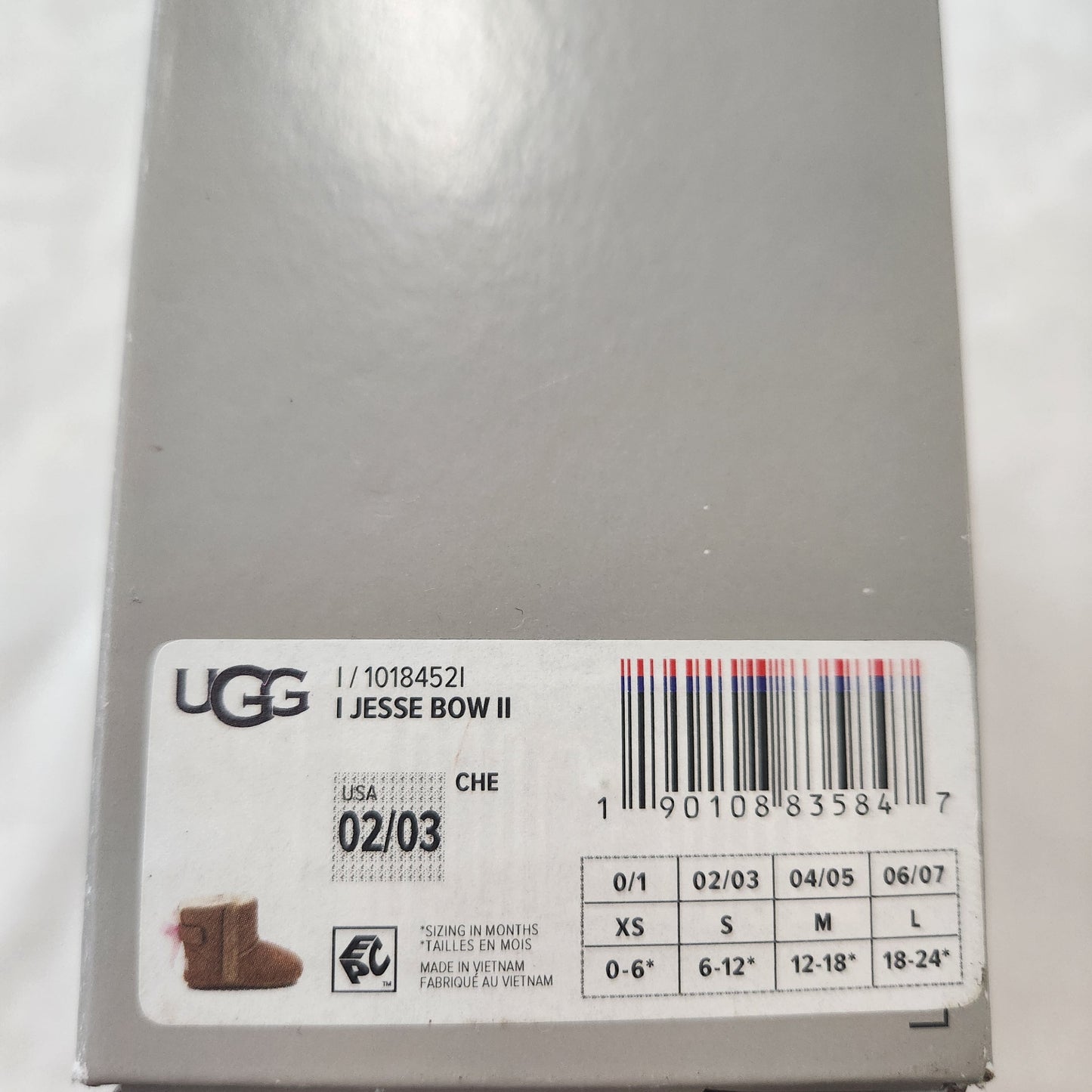 REDUCED #142 NWT UGG Jesse Bow II Booties New in Box Size: 0/2 0/3