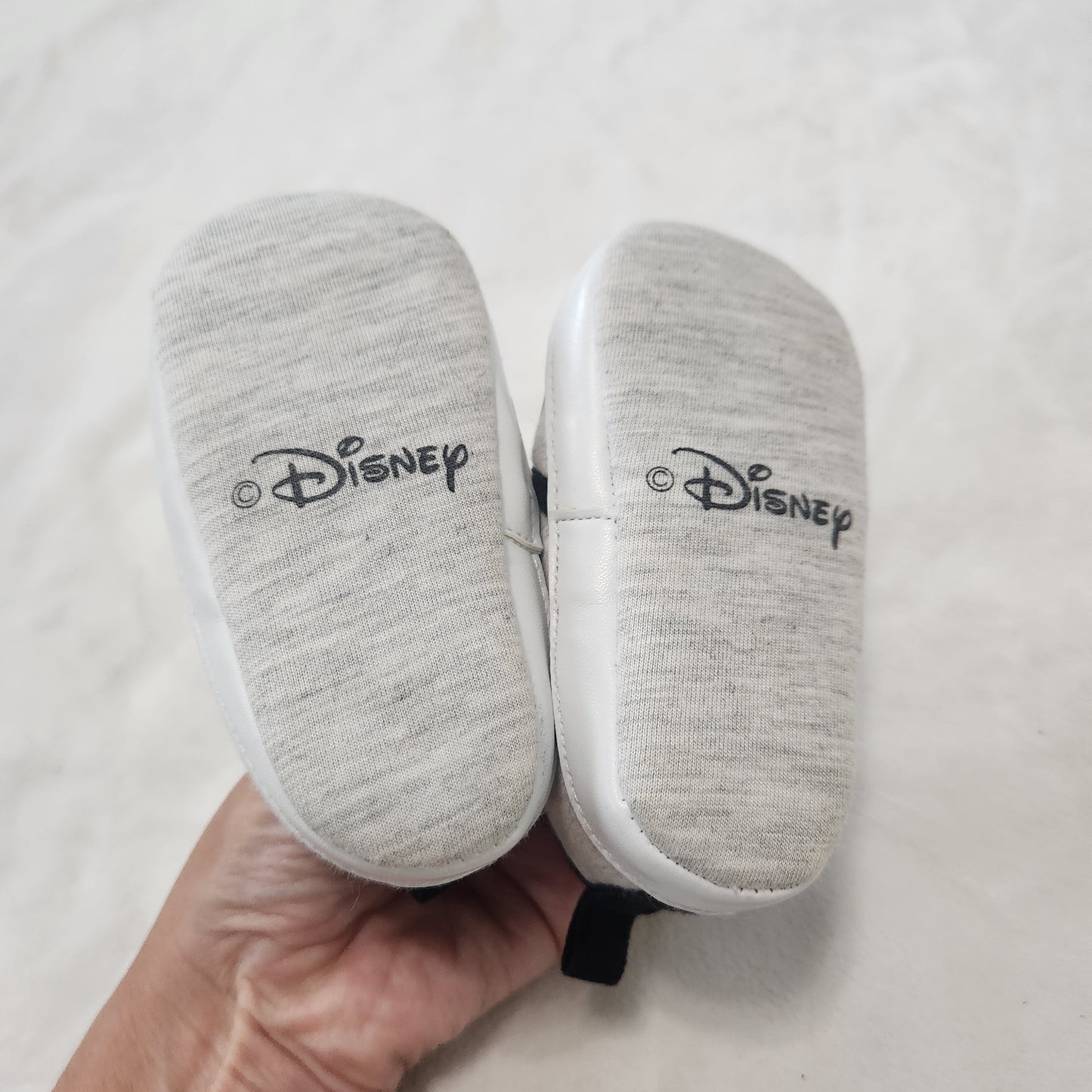 REDUCED #142 Disney Mickey Mouse 9-12 Months Slip On Baby Shoes