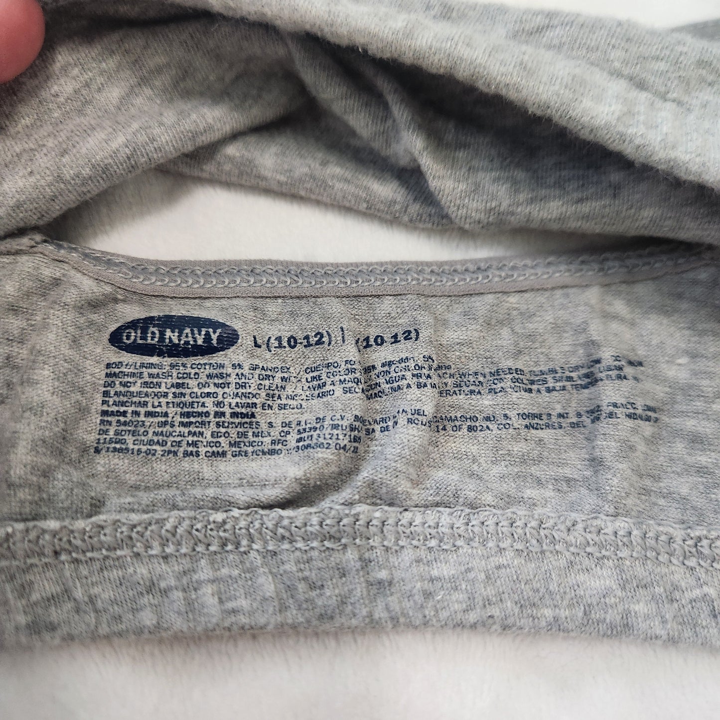 #142 Old Navy Sz 10/12 Sweet Sassy Bralette Training Bras Lot Of 3