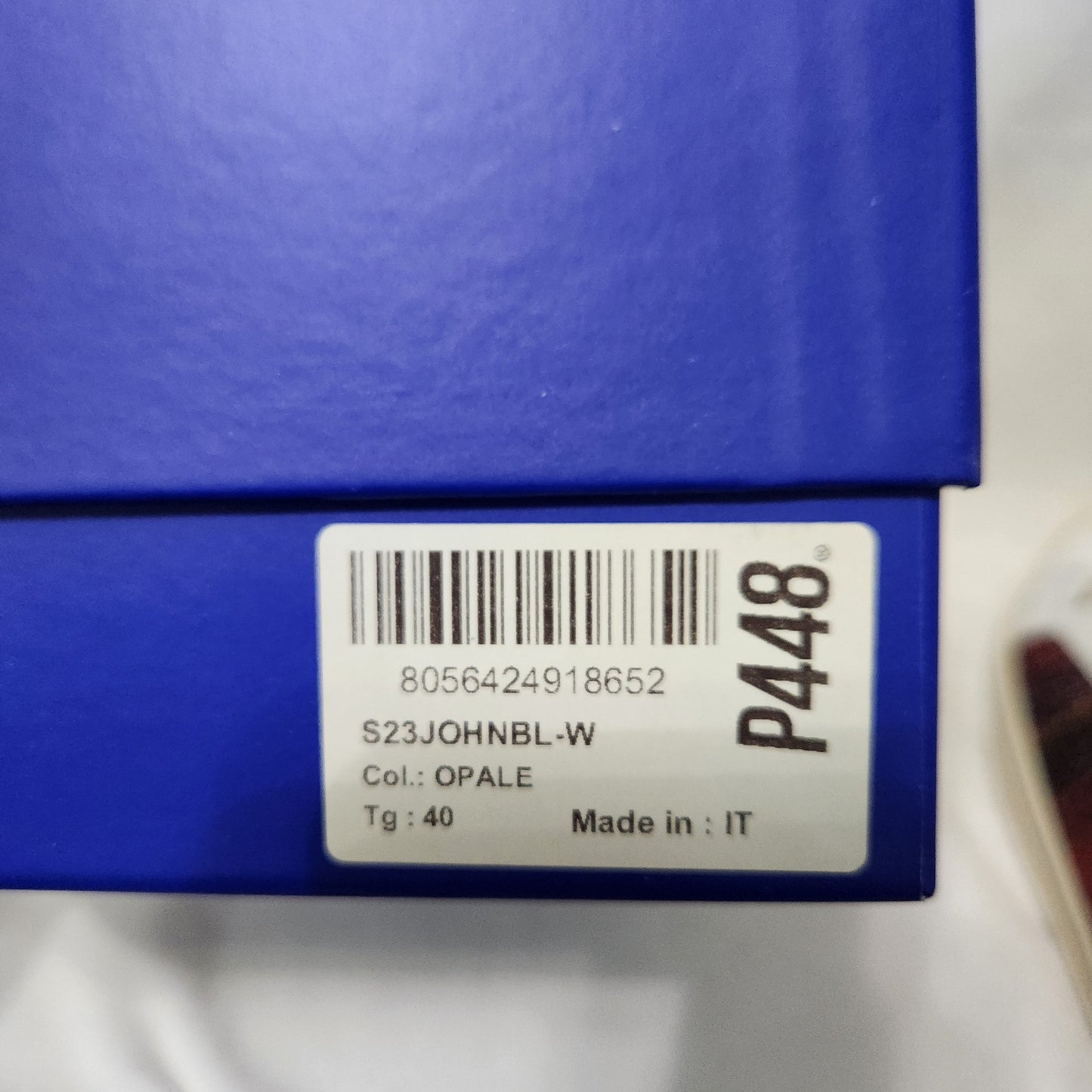 REDUCED #142 NWT P448 S23 John BL SZ EU 40 9.5-10 Lace Up Low Top Sneakers