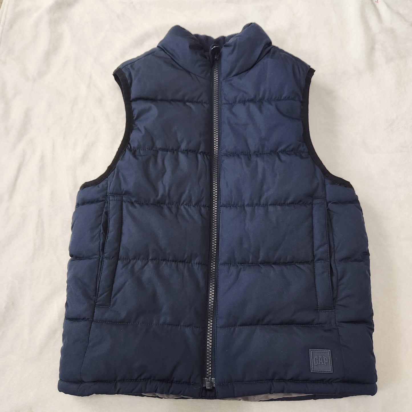REDUCED #142 Gap Kids Sz 6/7 Boys Navy Puffer Vest