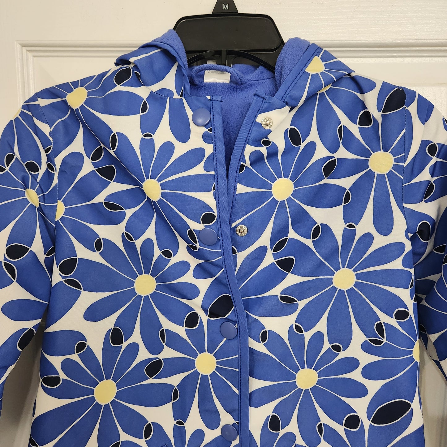#142 Gymboree Sz 7/8 Flower Showers Daisy Raincoat Jacket