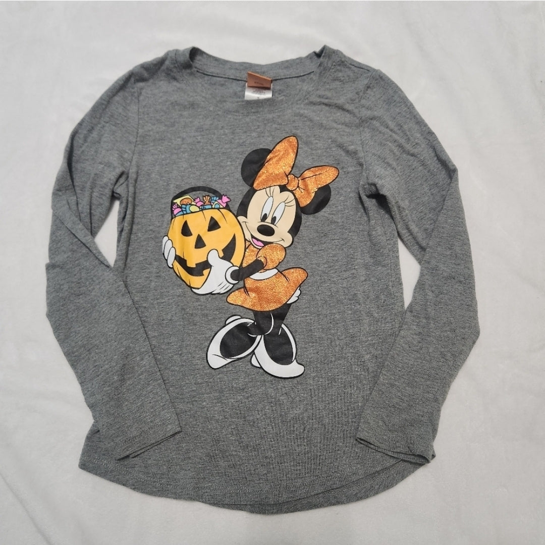 #142 Disney Halloween 7/8 Minnie Mouse Long Sleeve Tee