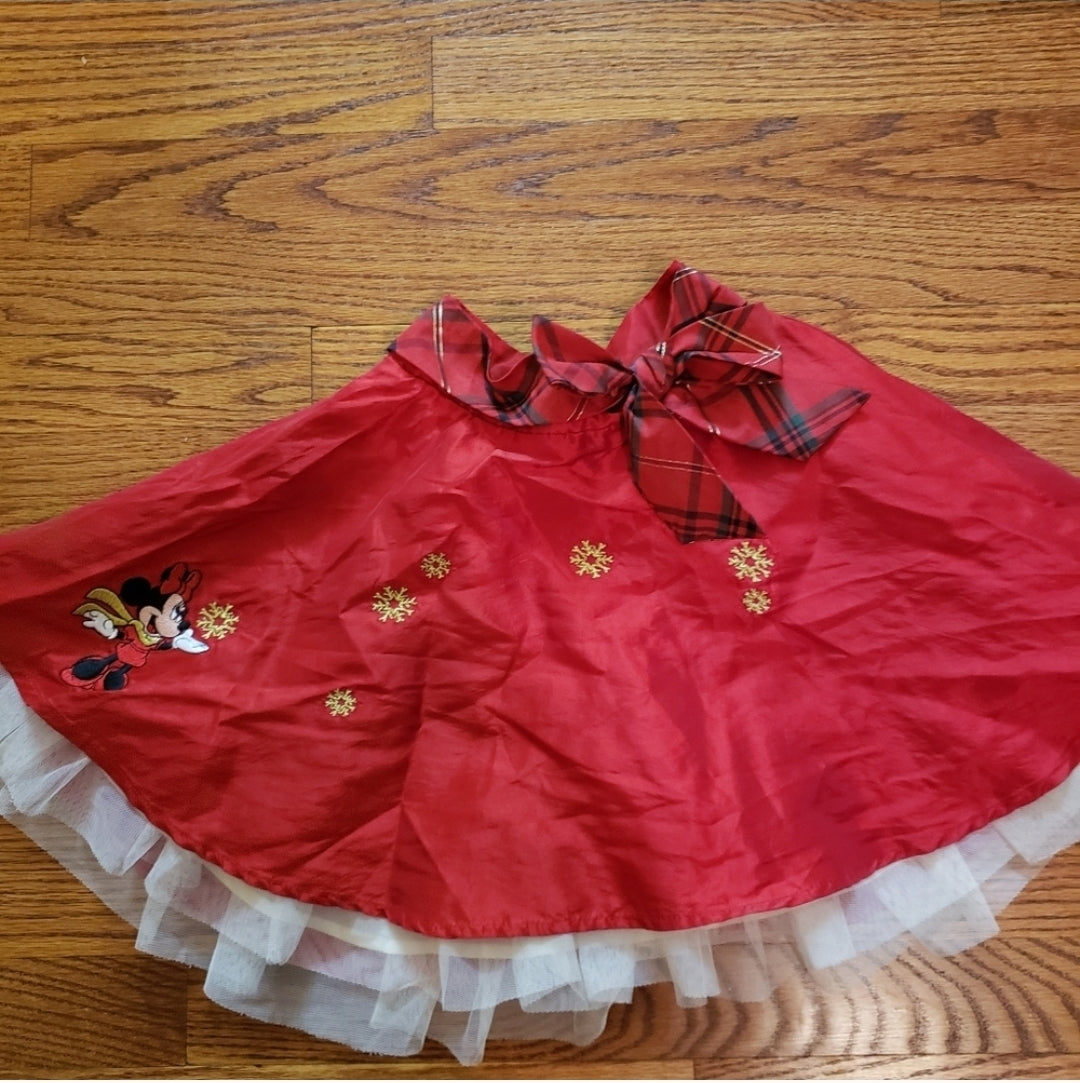 #142 The Disney Store 5/6 Minnie Mouse Holiday Skirt