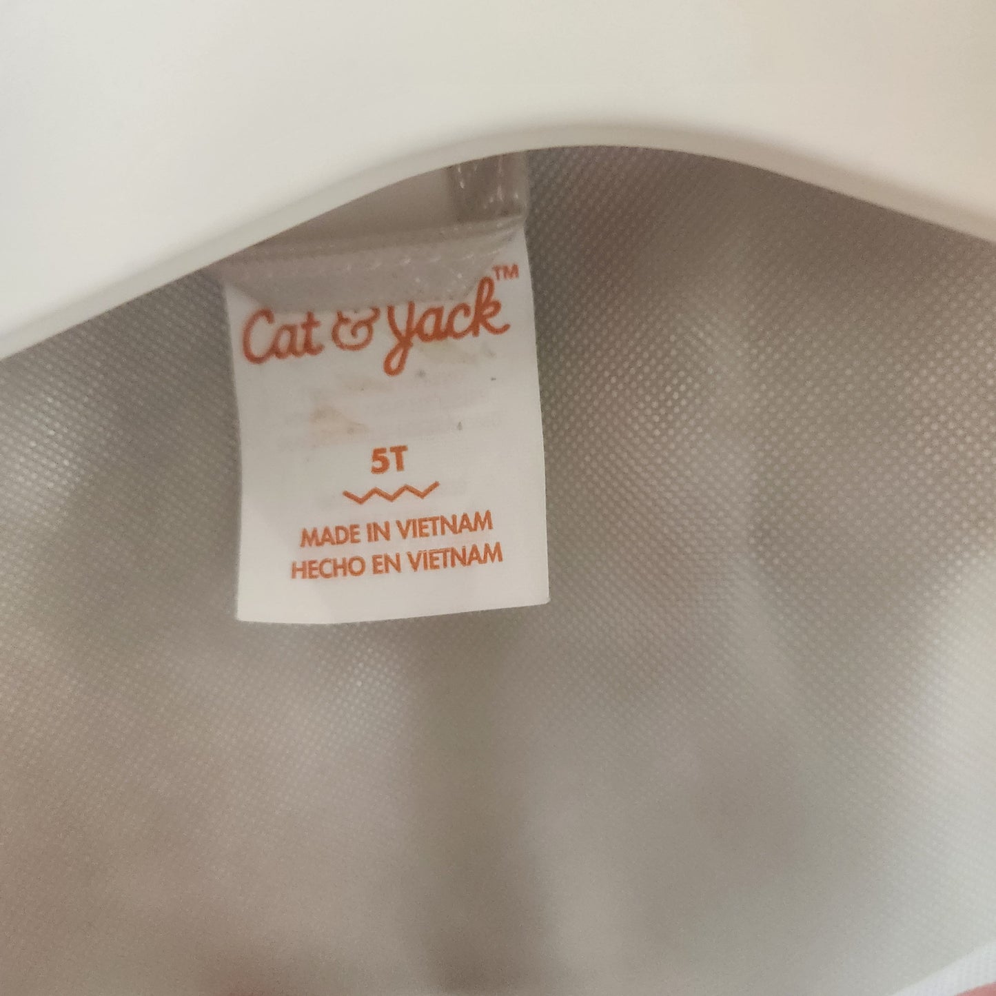 REDUCED #142 Cat & Jack 5T Hooded Iridescent Rain Coat