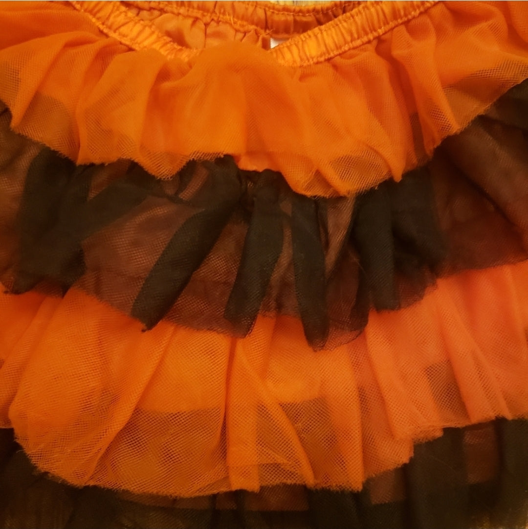 REDUCED #142 HTF Gymboree 18-24 Mths Halloween Tiered Tulle Skirt