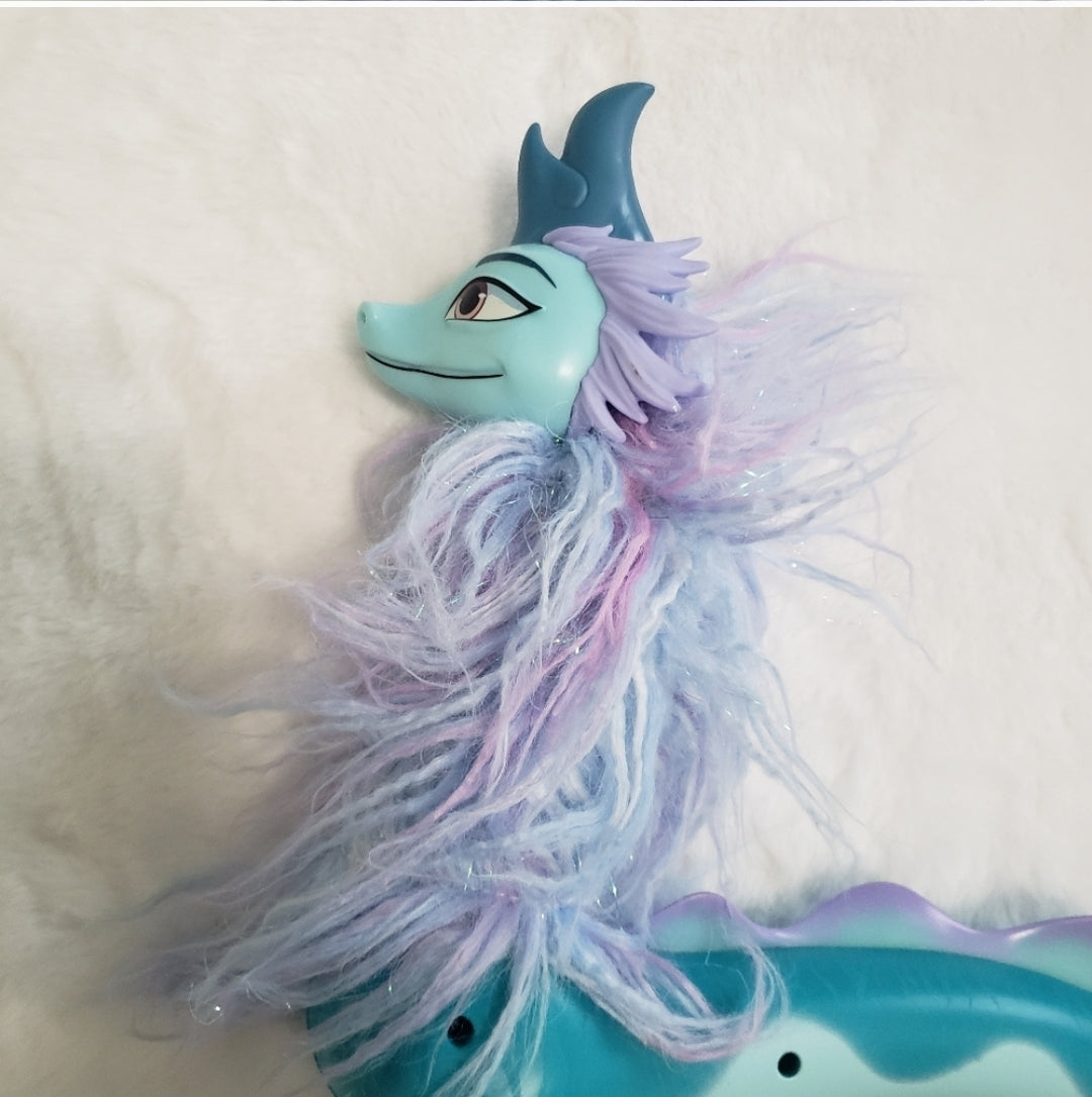REDUCED #142 Disney Princess Raya and The Last Dragon Sisu Figure Dragon Doll with Hair