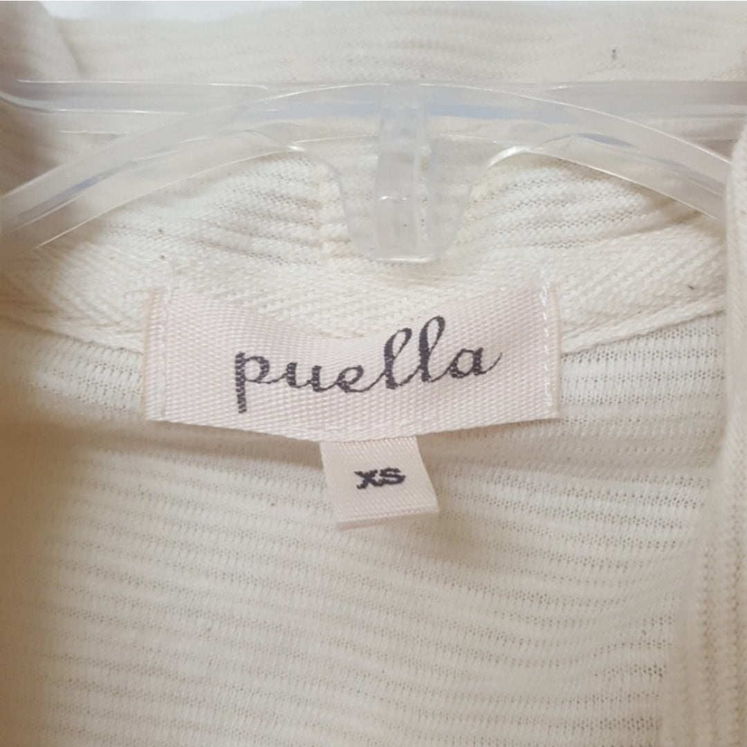 REDUCED #142 Anthropologie Puella XS Open Front Flyaway Cardigan Vest