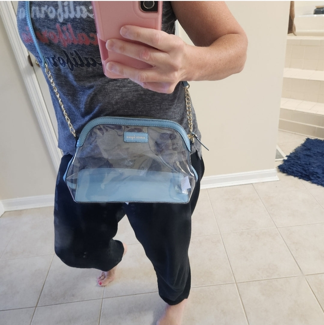 #142 Nanette Lepore Clear Stadium Approved Size Bag