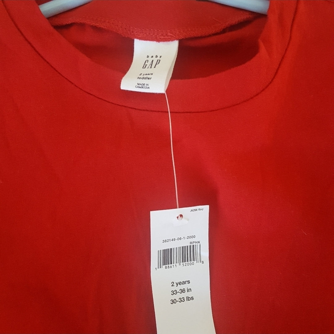 #142 NWT Baby Gap 2T T Shirt Dress w Bloomers