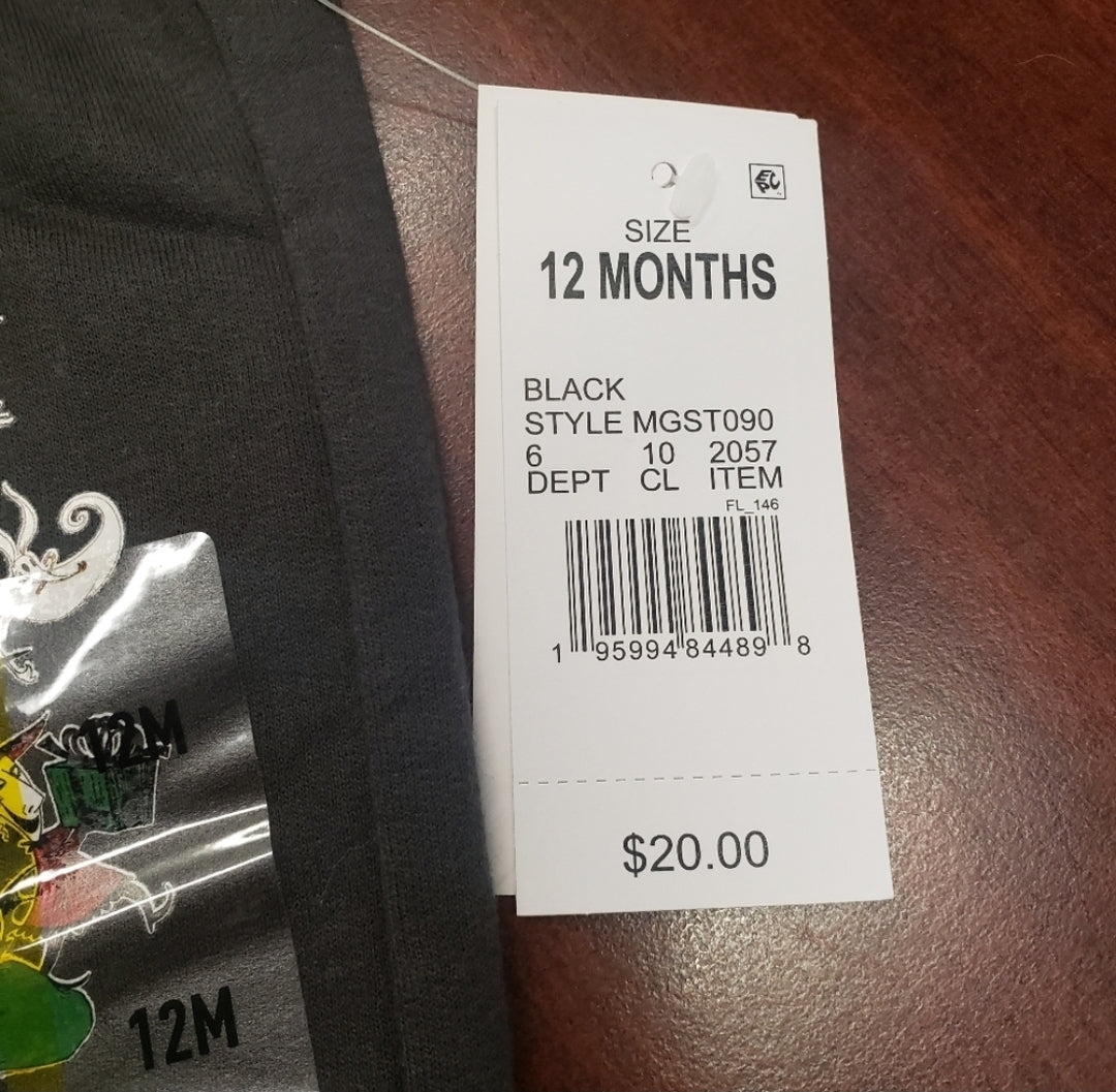 #142 NWT Disney Baby 6-9 Mth NBC Jogger Sweatpants