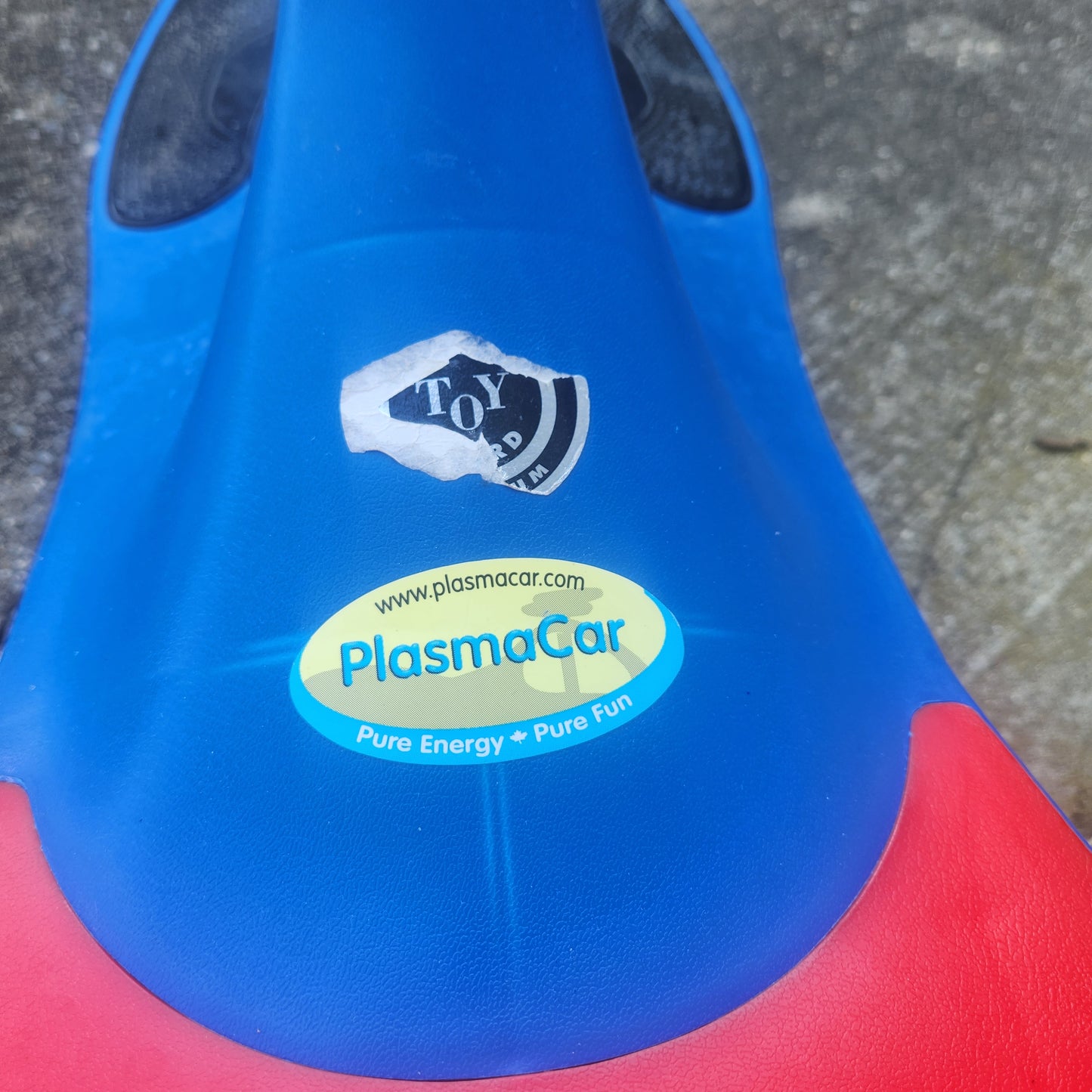 #142 Kids Blue Plasma Car Bike Toy