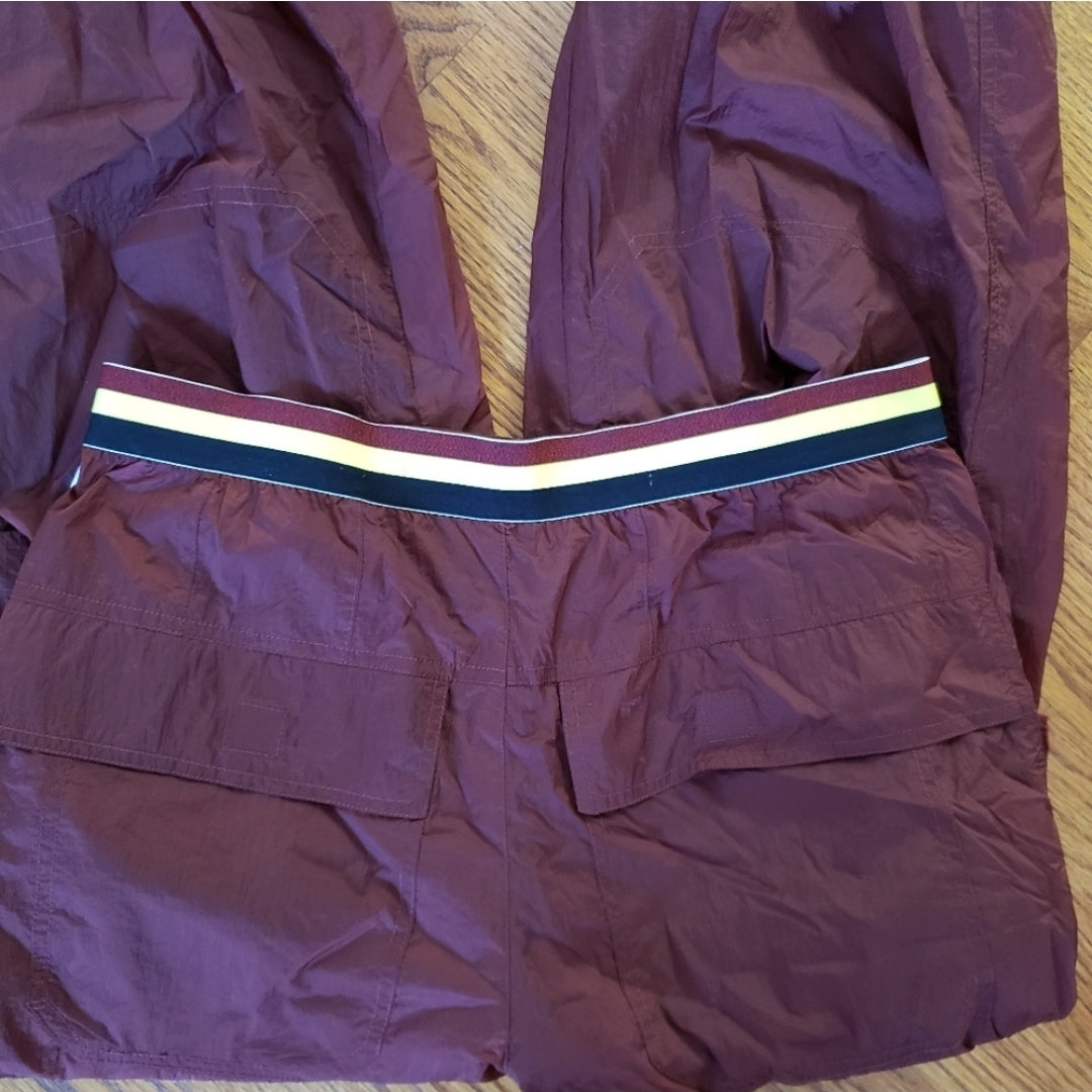 REDUCED #142 NWT Free People Small Mahogoney Ripple Sport Pants