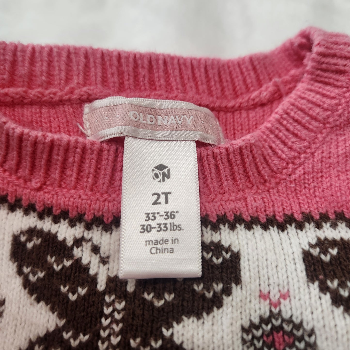 #142 Old Navy 2T Butterfly Sweater Dress