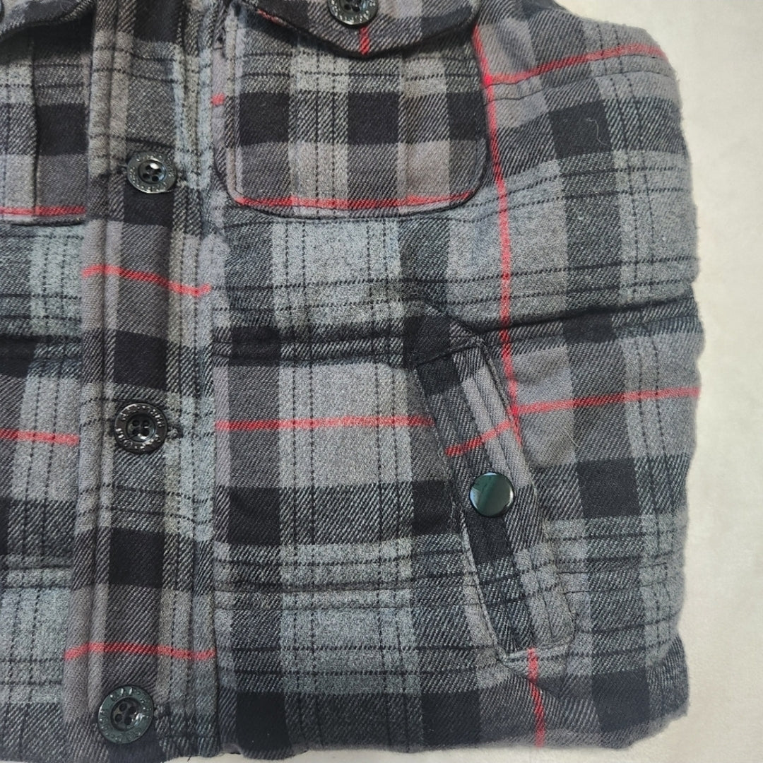 REDUCED #142 Baby Gap 3T Flannel Front Plaid Puffer Vest