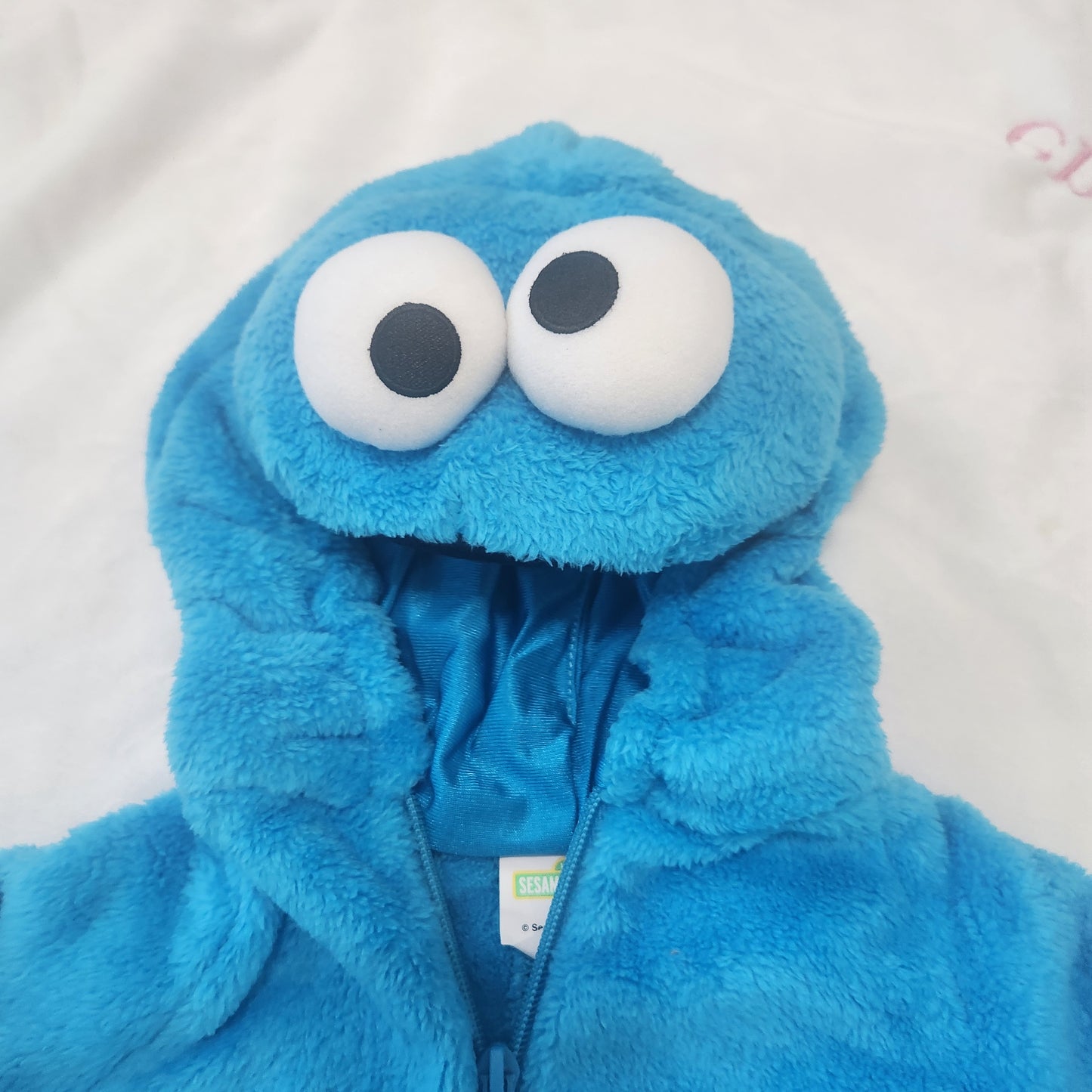 #142 NWT Sesame Street 12-18 Mth Cookie Monster Plush InfantCostume
