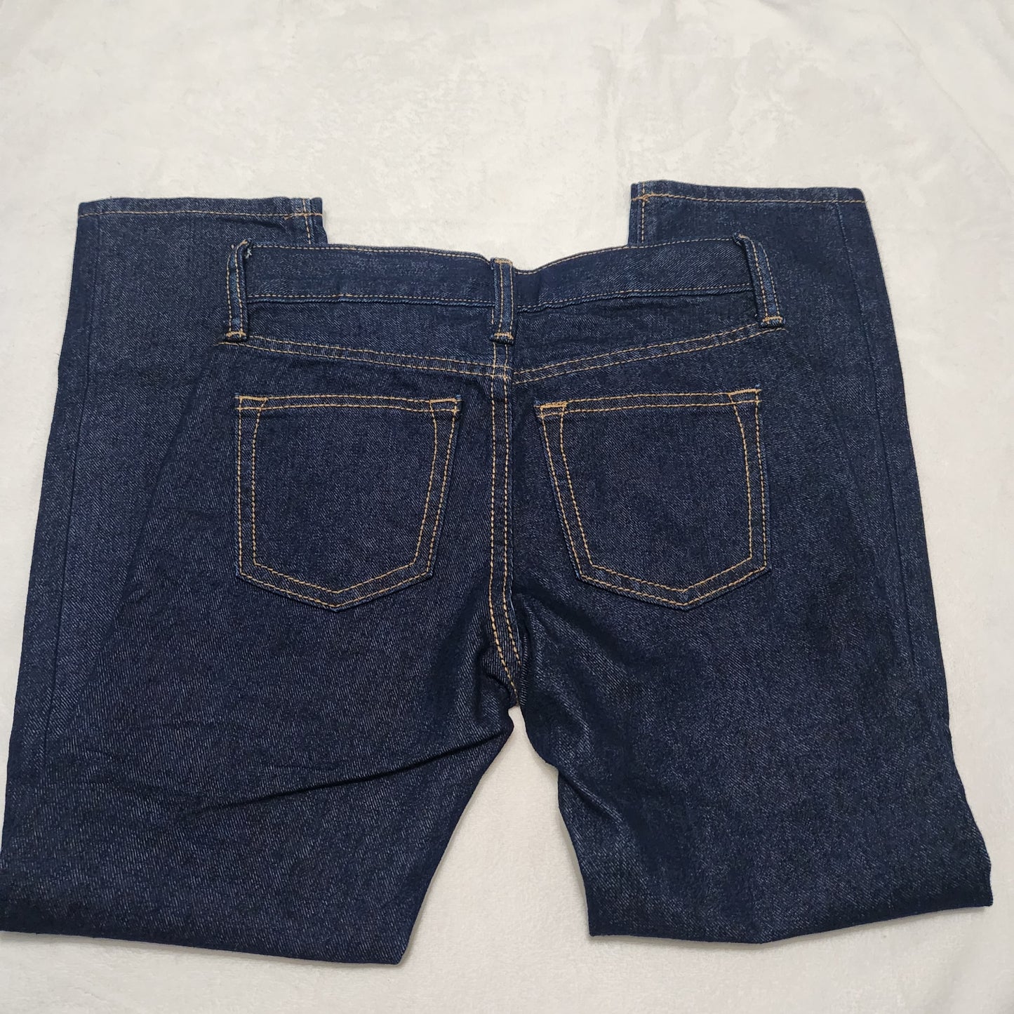 #142 NWT Old Navy Sz 7 Dark Denim Skinny Built- In Tough Jeans